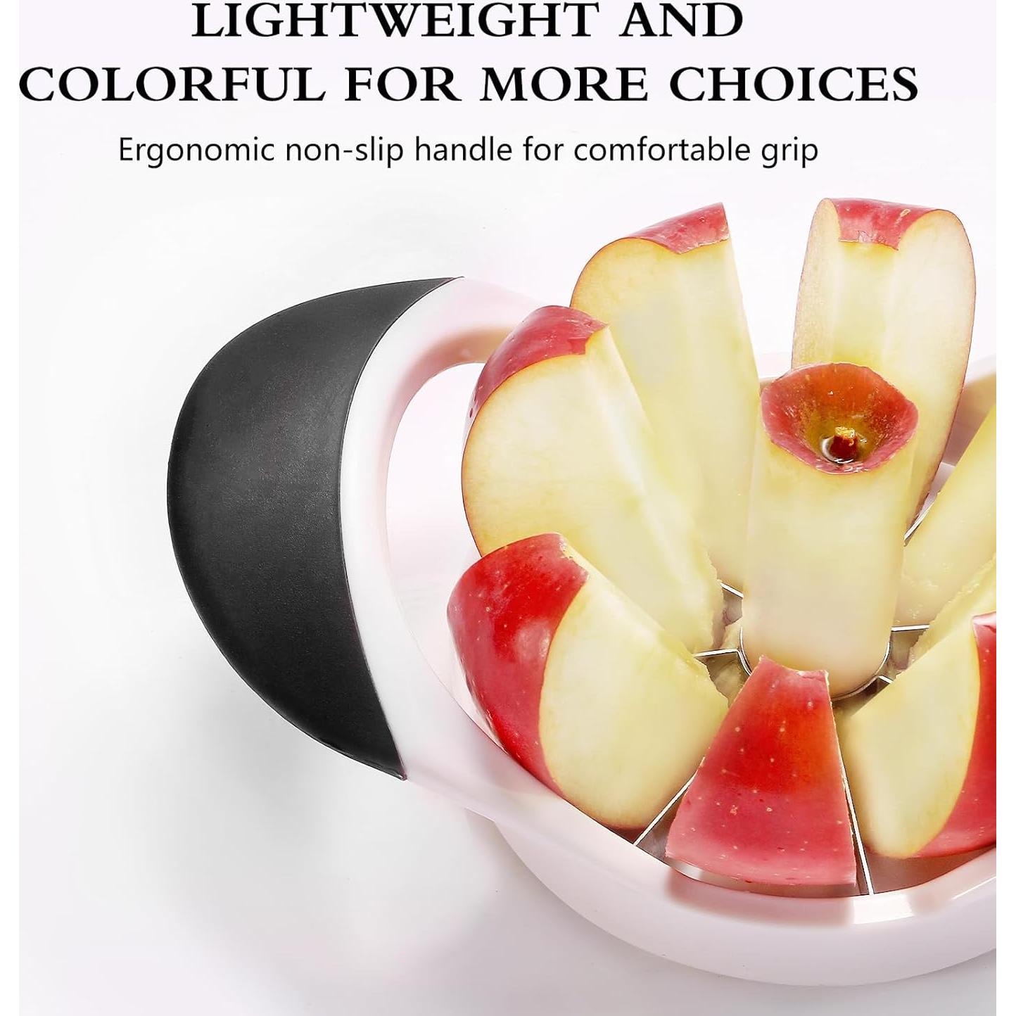 Cortador de Manzanas LIVSGNISTA 12 cm 8 Cuchillas Acero Inoxidable