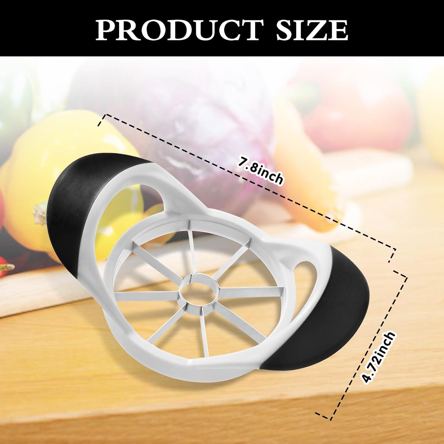 Cortador de Manzanas LIVSGNISTA 12 cm 8 Cuchillas Acero Inoxidable