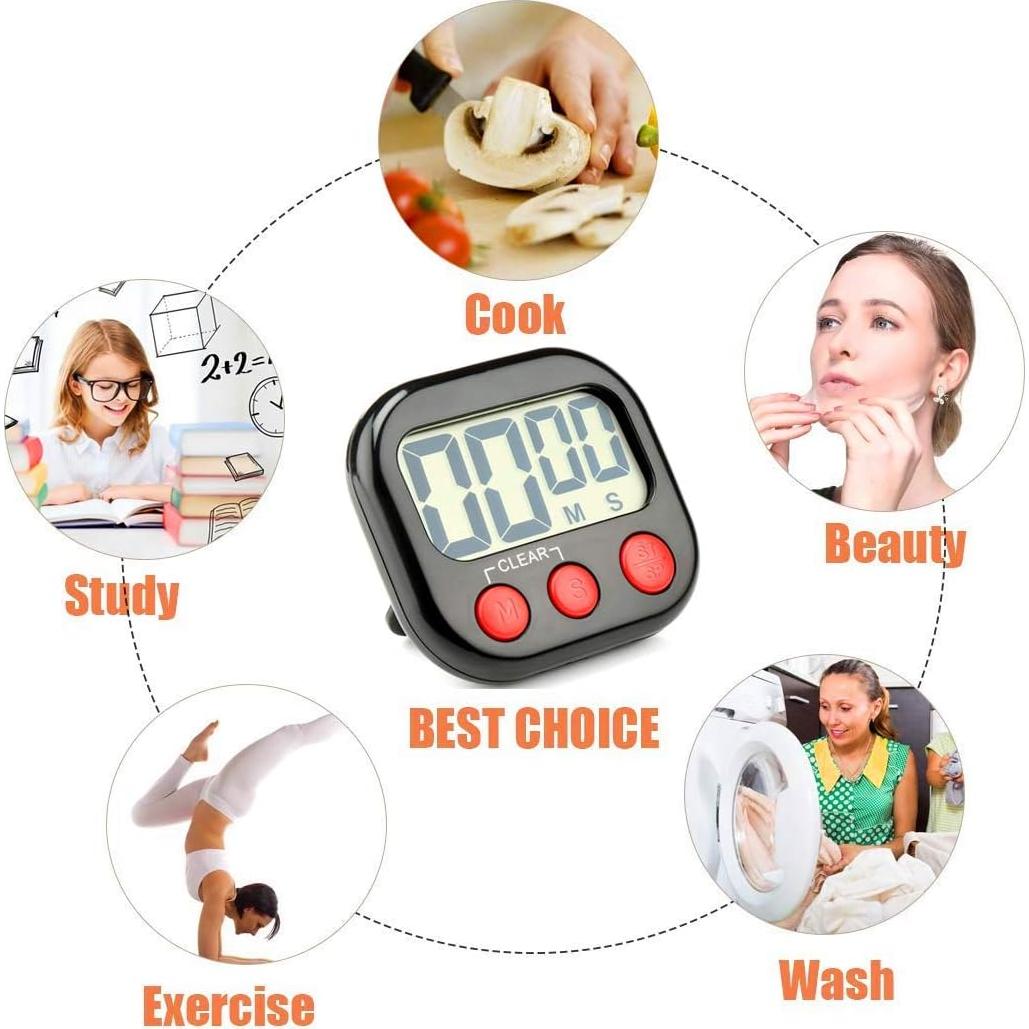 Paquete de 2 Temporizadores Digitales de Cocina Rumcnjen