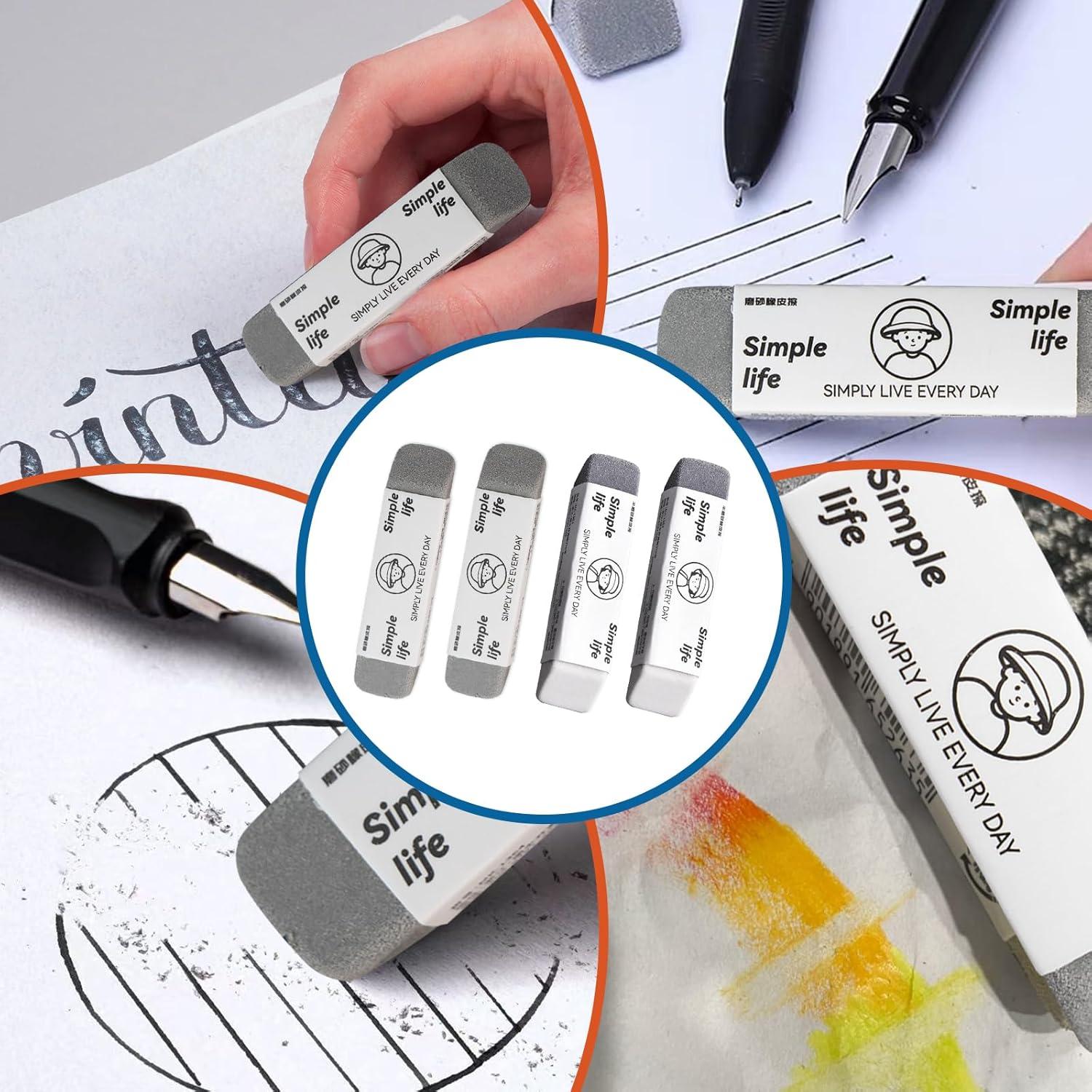 Paquete de 4 Gomas de Arena Foycow para Lápiz y Tinta