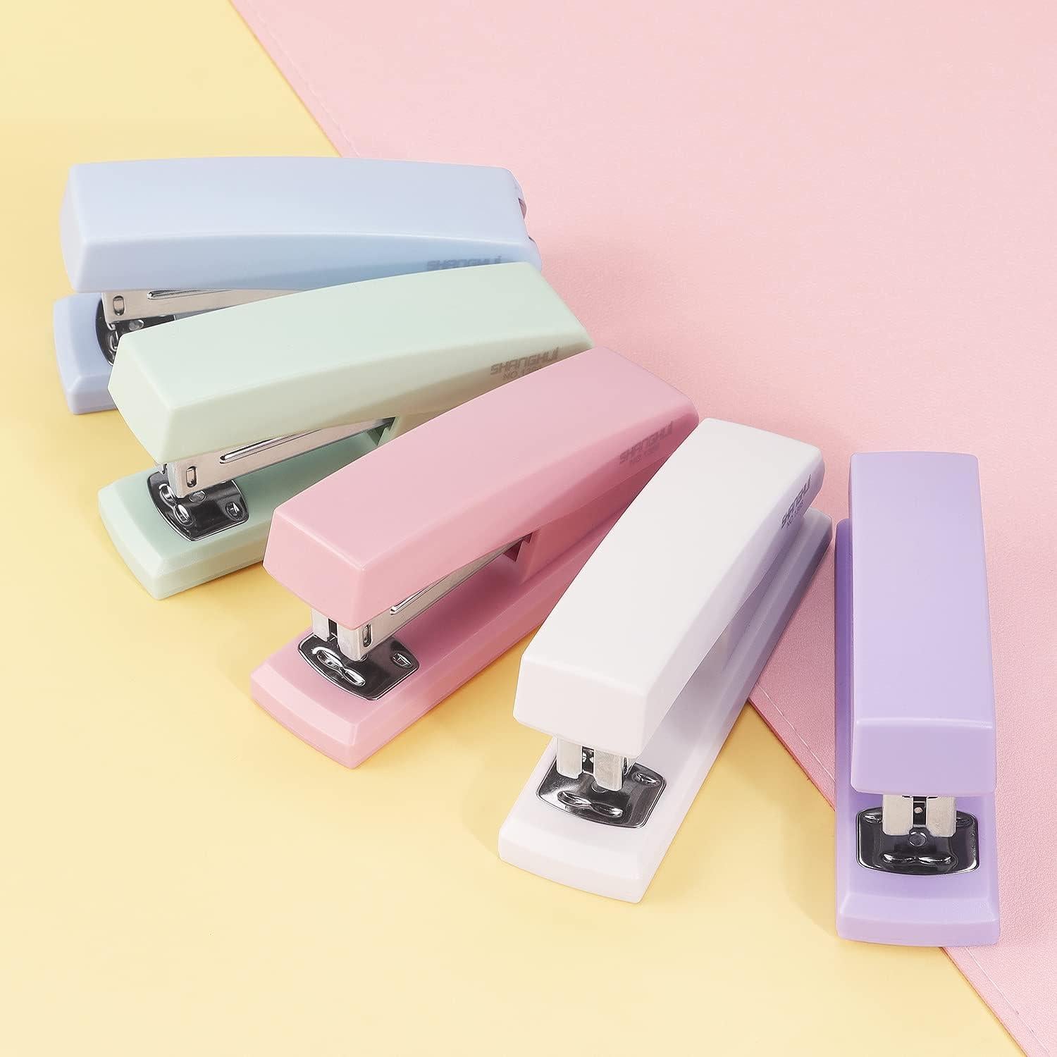 Grapadora de Oficina Tamaki Metálica Beige 20 Hojas 80 Grapas