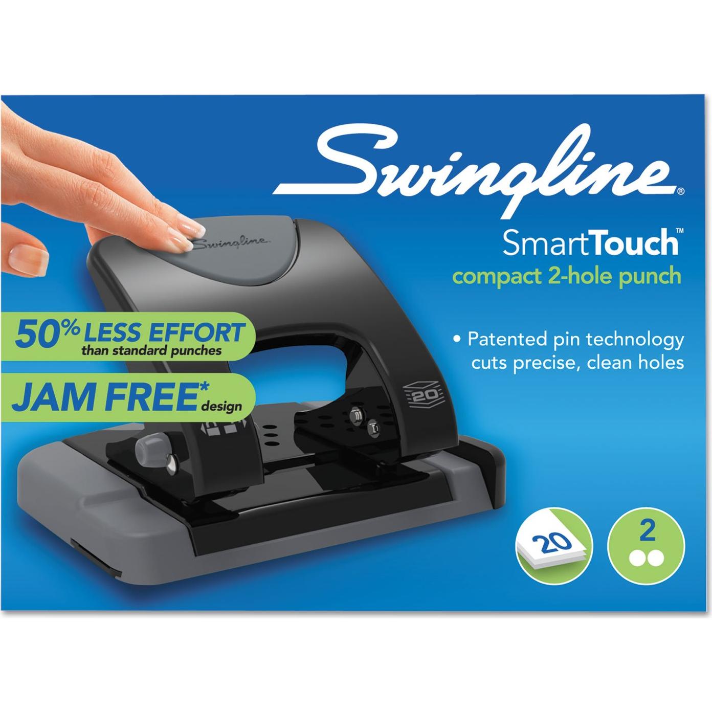 Perforadora de 2 Agujeros Swingline SmartTouch 20 Hojas