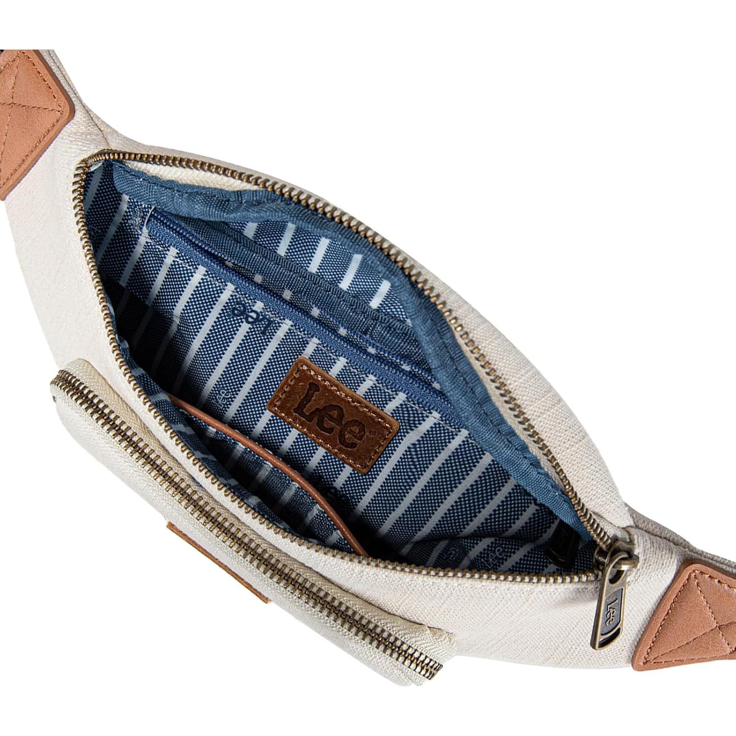 Mochila de Cintura Montana West Lee Beige 31.75x8.89x15.24cm