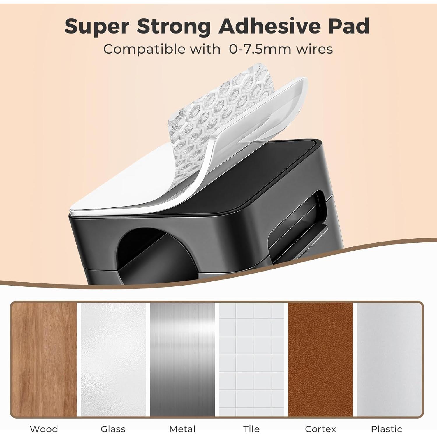 Organizadores de Cables Magnéticos Lakeronelove - Paquete de 10