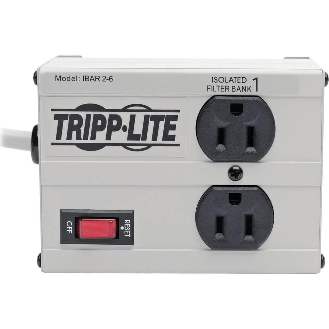 Protector de Sobretensión Tripp Lite IBAR2-6D 2 Tomas 1.83m