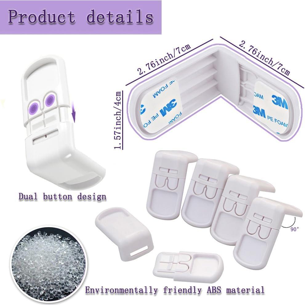 4 Cerraduras de Seguridad para Cajones DHinkyoung - Niños