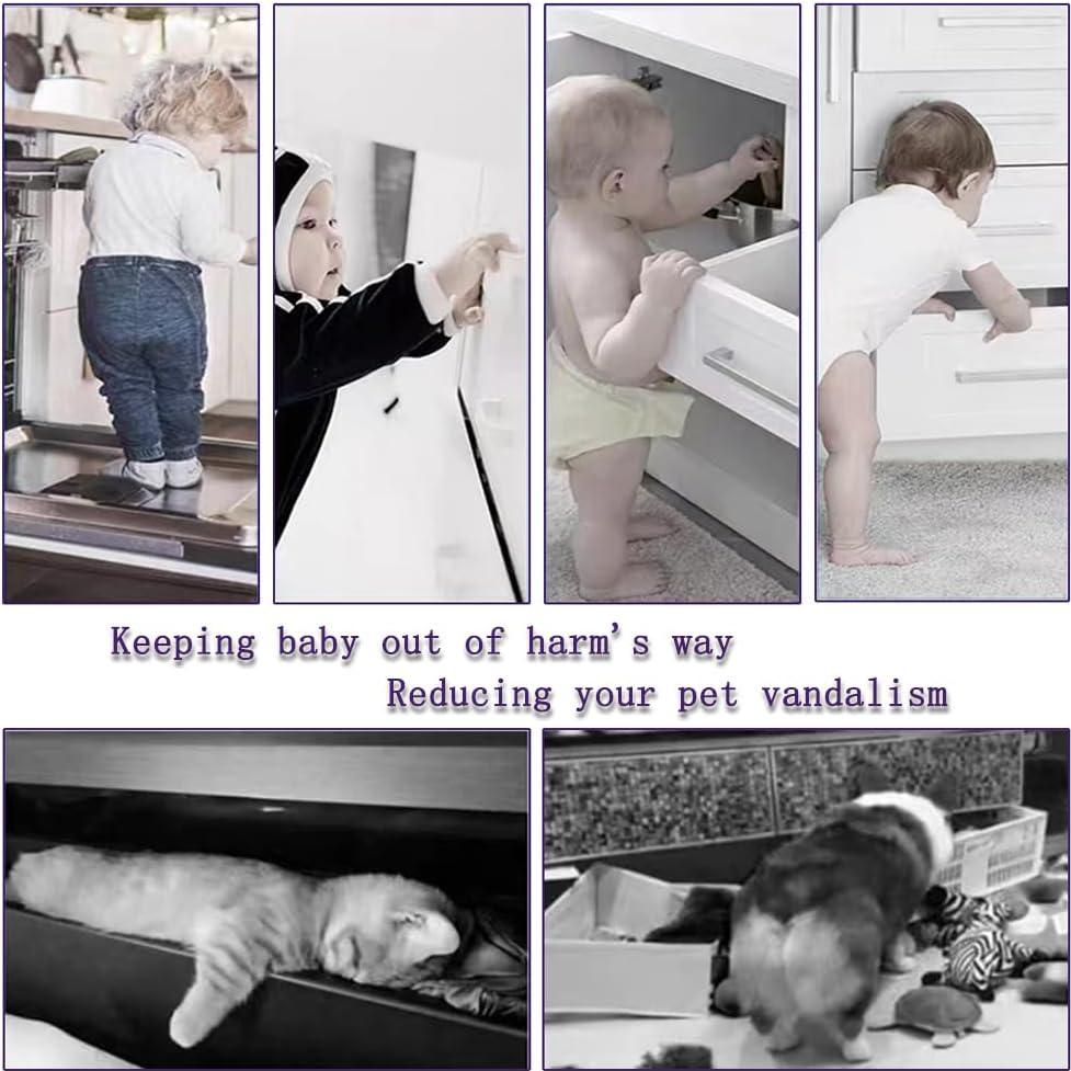 4 Cerraduras de Seguridad para Cajones DHinkyoung - Niños