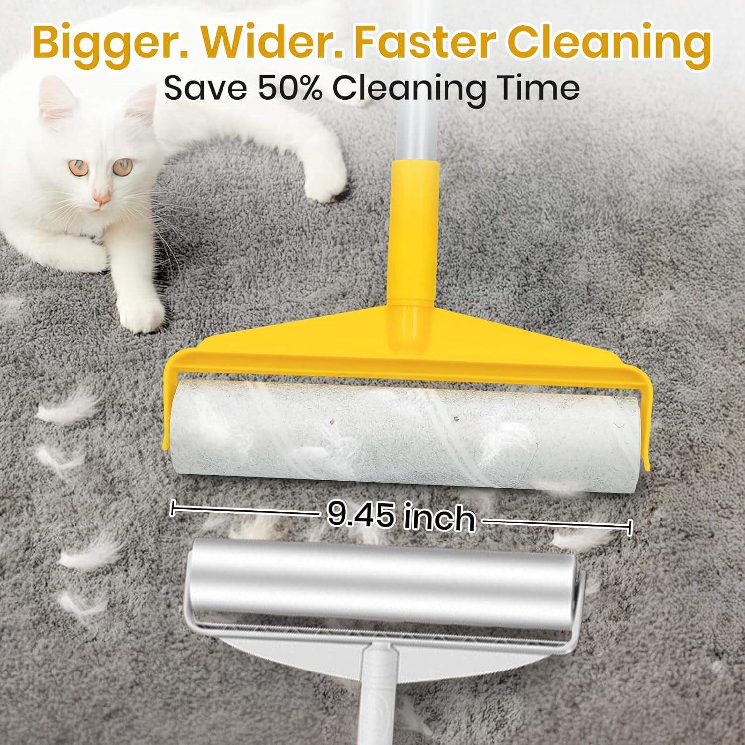 Rodillo de Pelusa Grande REEWII 9.45" con 360 Hojas Adhesivas