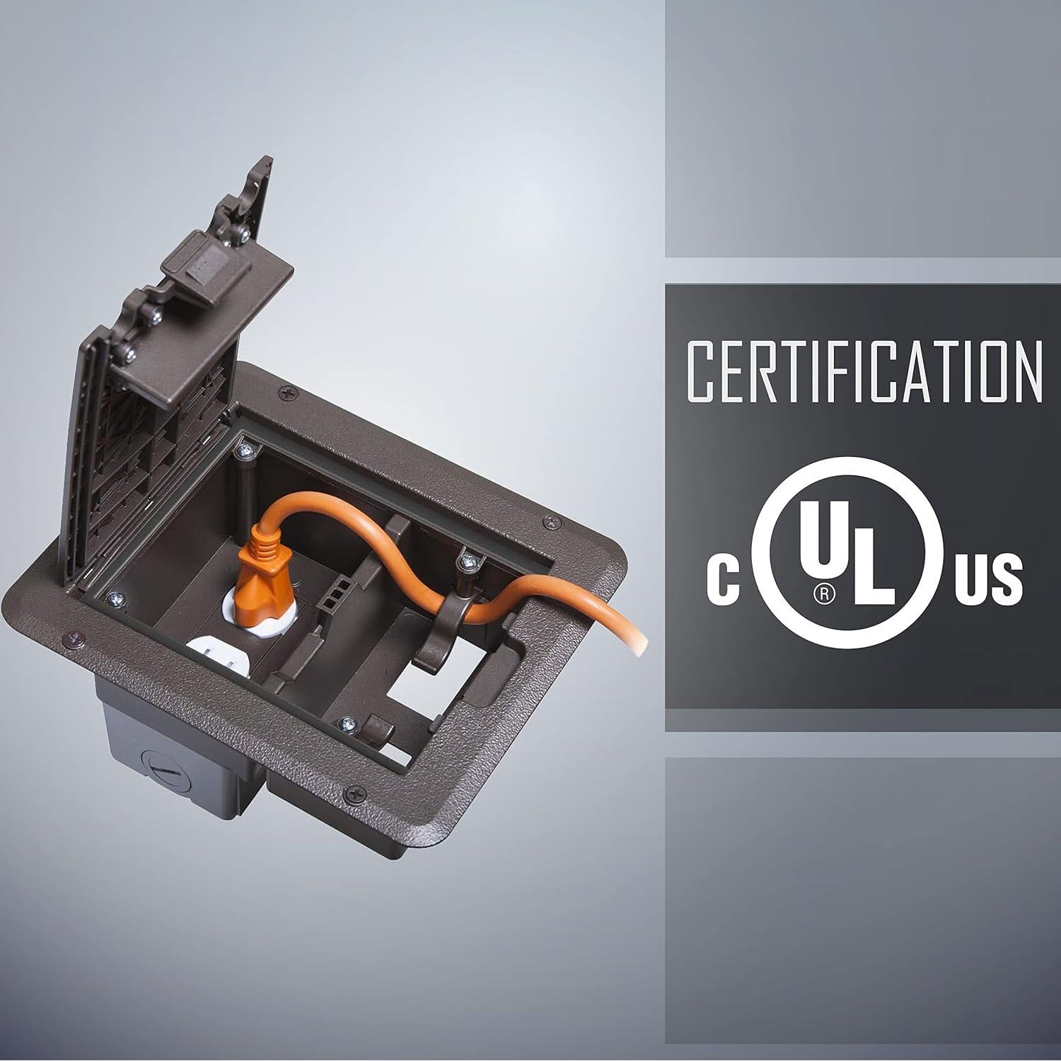 Cubierta de Deck TayMac DOC320Z 1-Gang Bronce Antideslizante