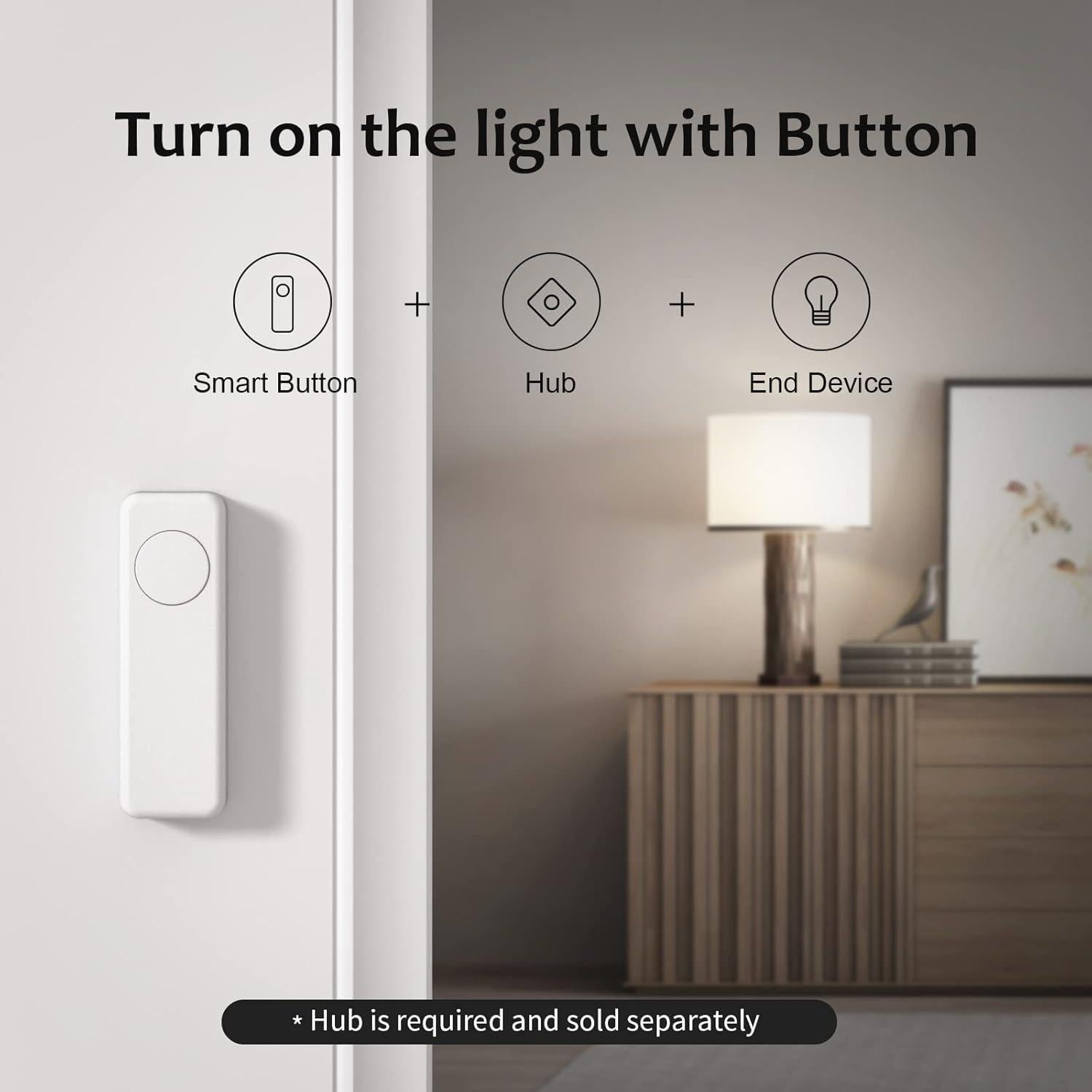 Botón Inteligente ZigBee ThirdReality Paquete de 4 Control Remoto