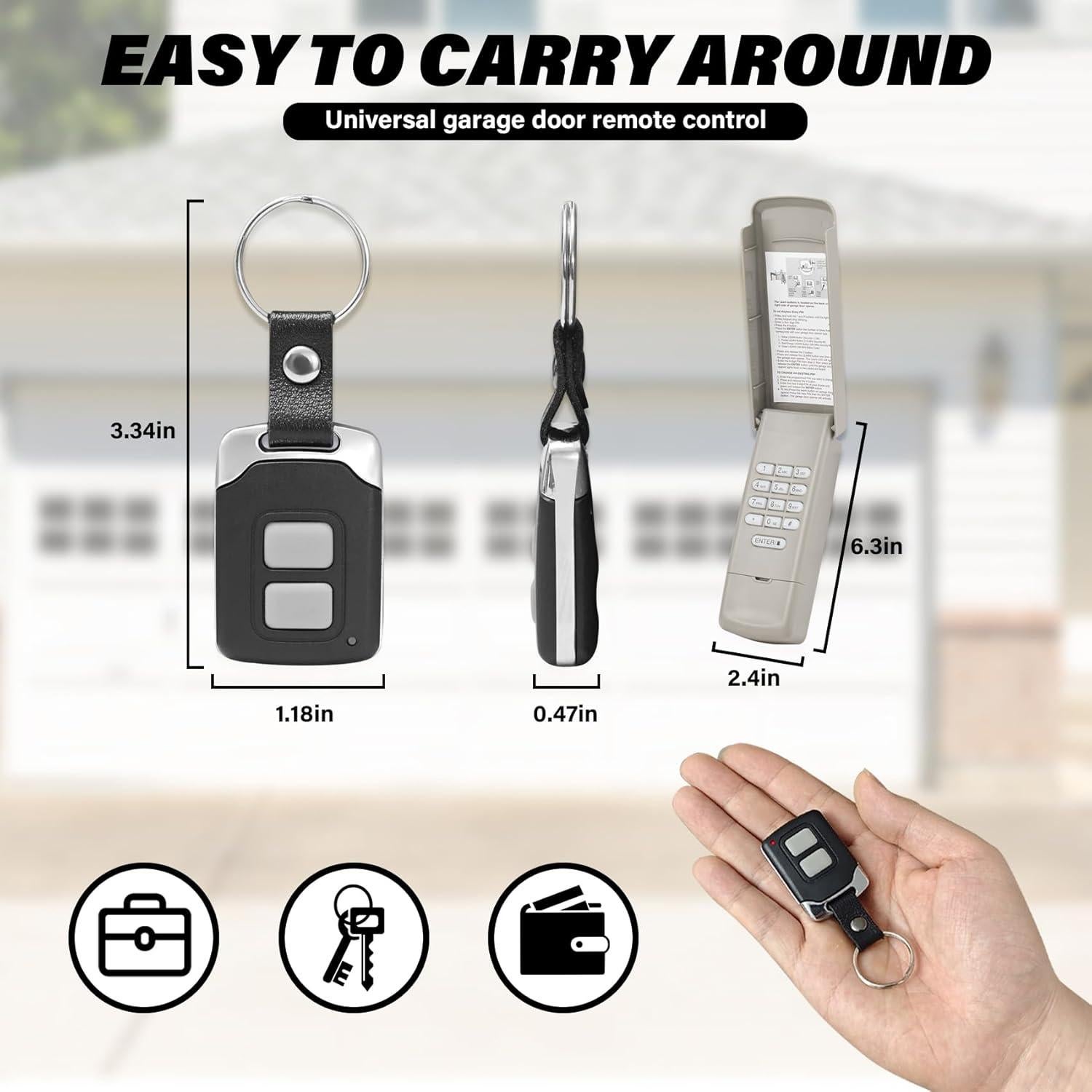 Control Remoto Universal para Puerta de Garaje LiftMaster 891LM