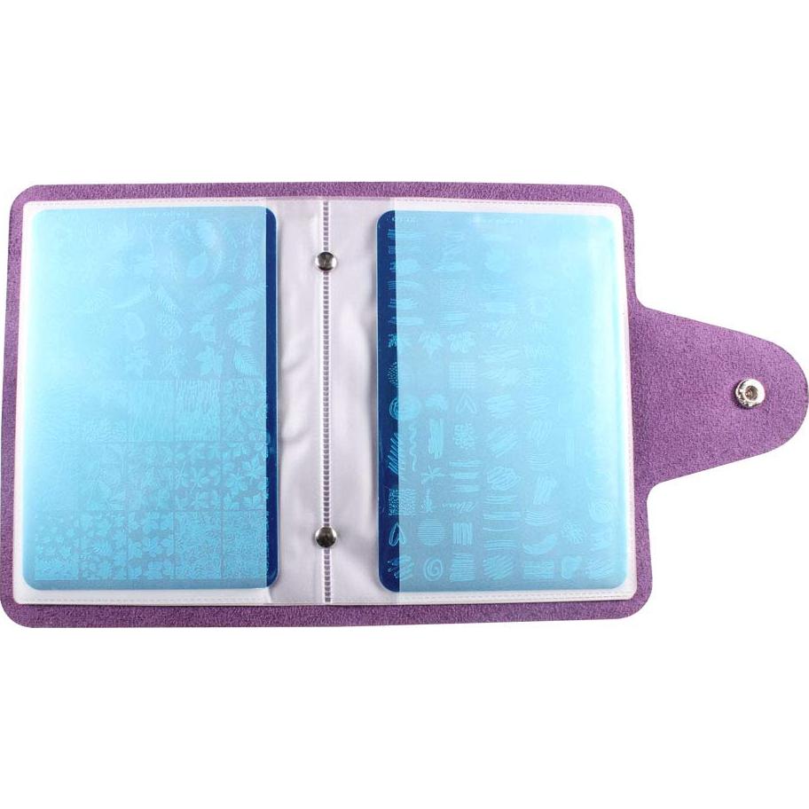 4 Placas de Estampado de Uñas XL HaiQiang con Organizador