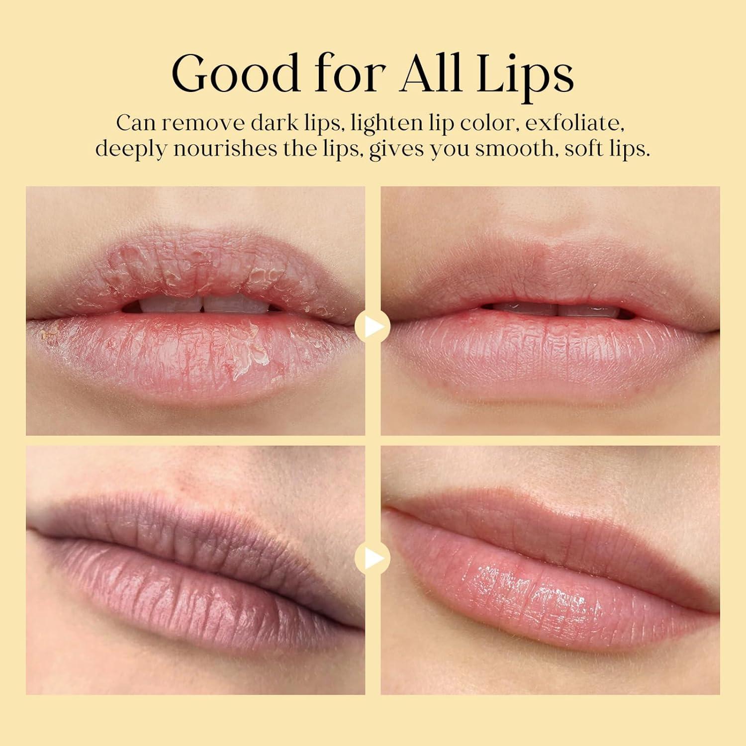 Kit de Tratamiento Labial FREEORR con Cúrcuma - Exfoliante y Bálsamo