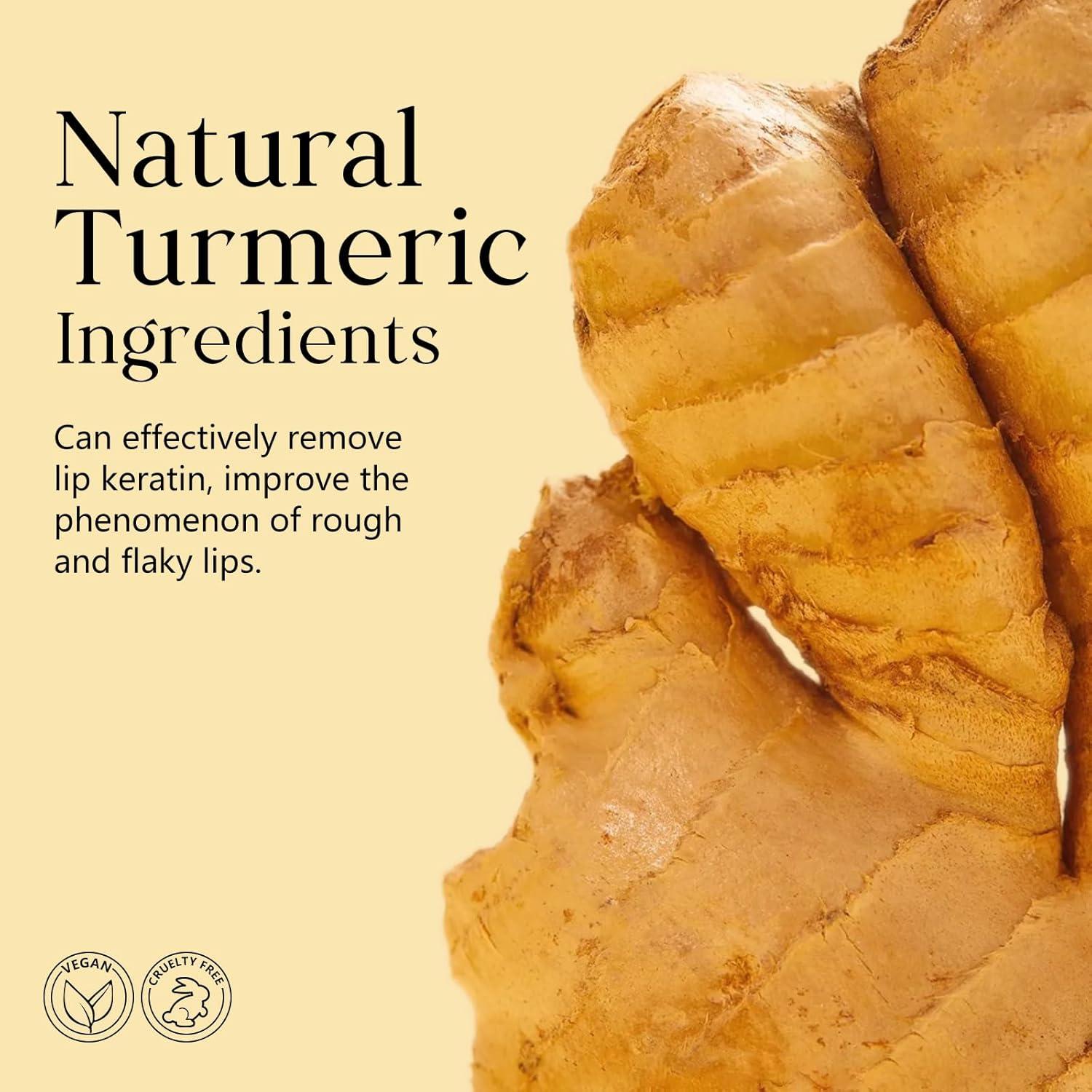 Kit de Tratamiento Labial FREEORR con Cúrcuma - Exfoliante y Bálsamo