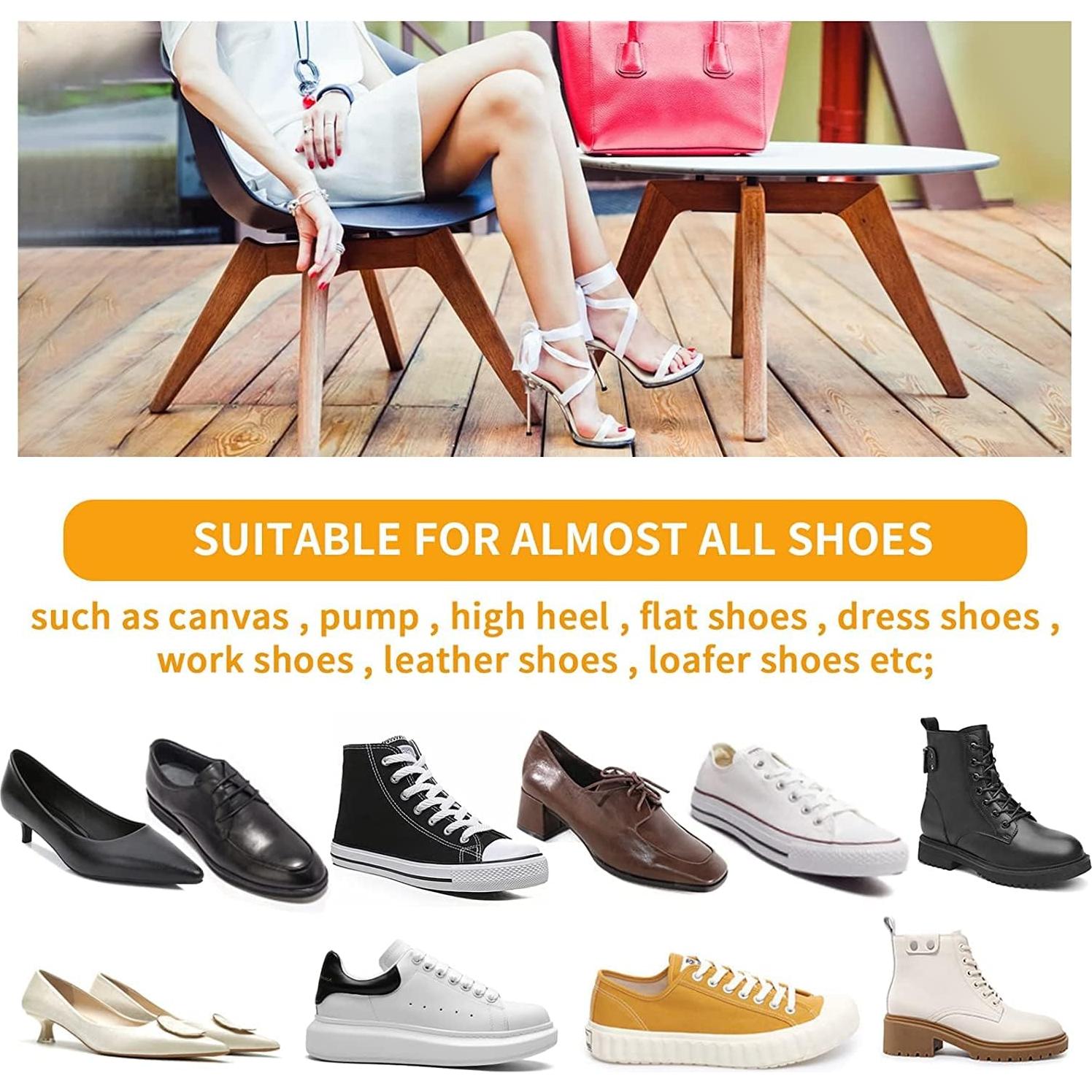 18 Pairs Relleno para Zapatos Tacón Alto Hokoad - Almohadillas Antideslizantes