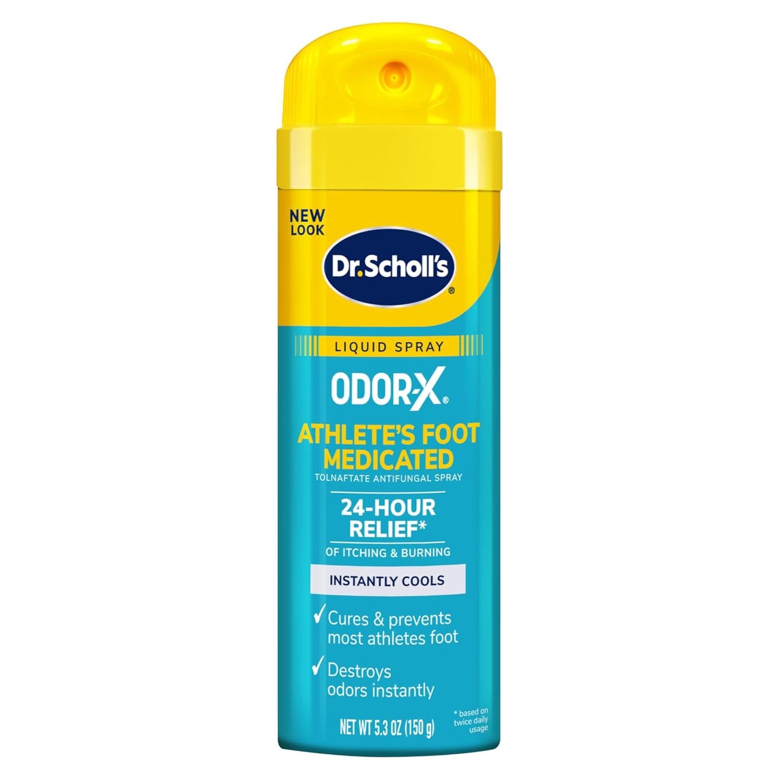 Spray Medicado para Pie de Atleta Dr. Scholl's 150 g - Alivio 24h