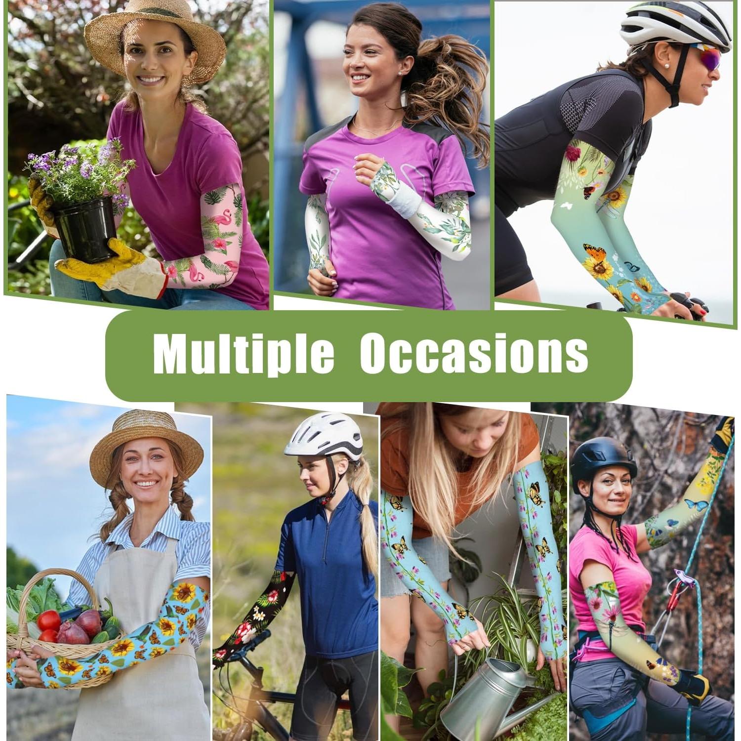 Mangas de Jardinería Bebila para Mujeres UV 50+ Color Negro