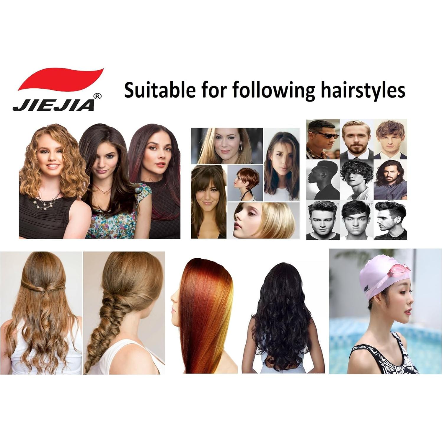 Gorro de natación de silicona JIEJIA unisex - Talla única