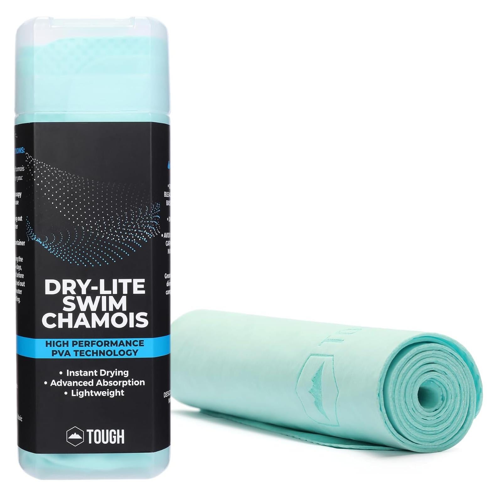 Toalla de Secado Rápido Tough Outdoors - Grande Aqua 66x43 cm