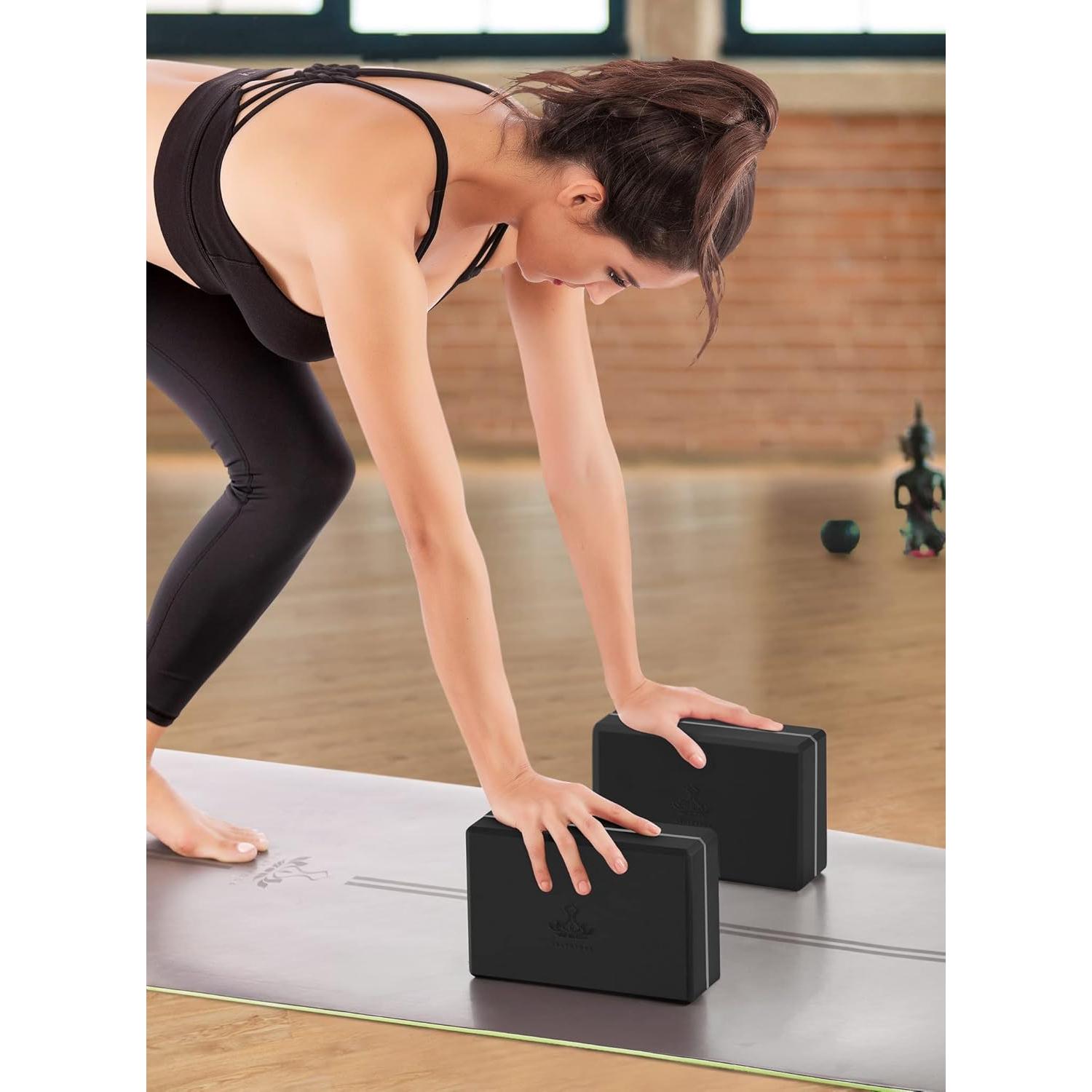 Bloques de Yoga Heathyoga 2 Piezas EVA Antideslizantes