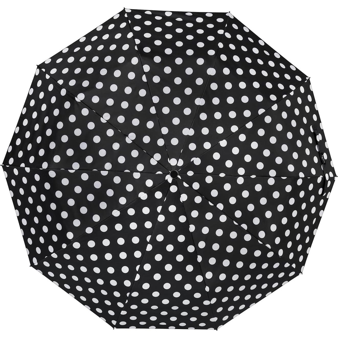 Paraguas de Viaje Grande Agaric Bonito con Lunares 116.84 cm