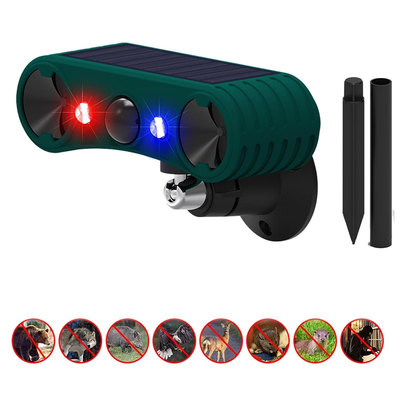 Alarma de Movimiento Solar ROYELLE MS-02 130dB con Luz Estroboscópica