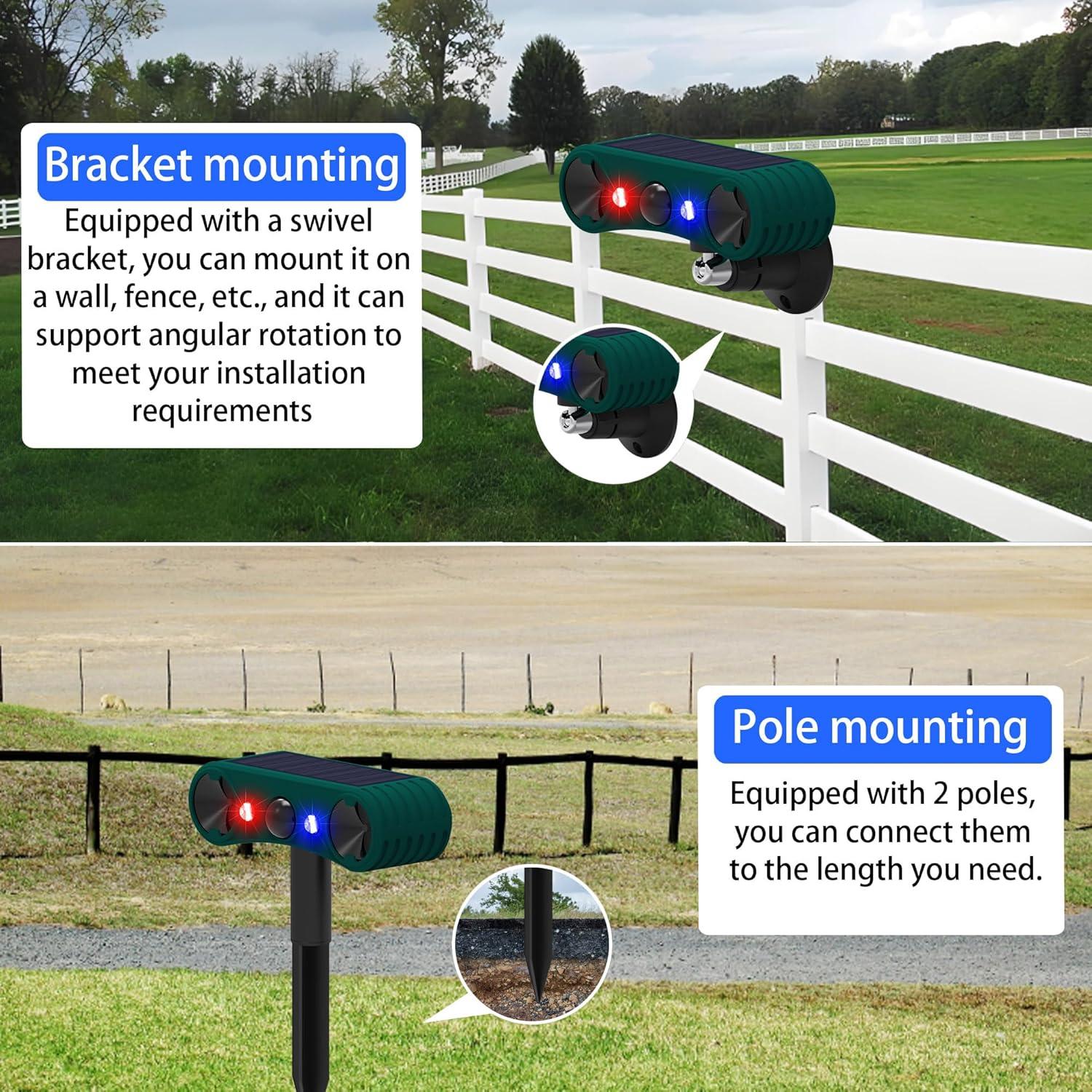 Alarma de Movimiento Solar ROYELLE MS-02 130dB con Luz Estroboscópica