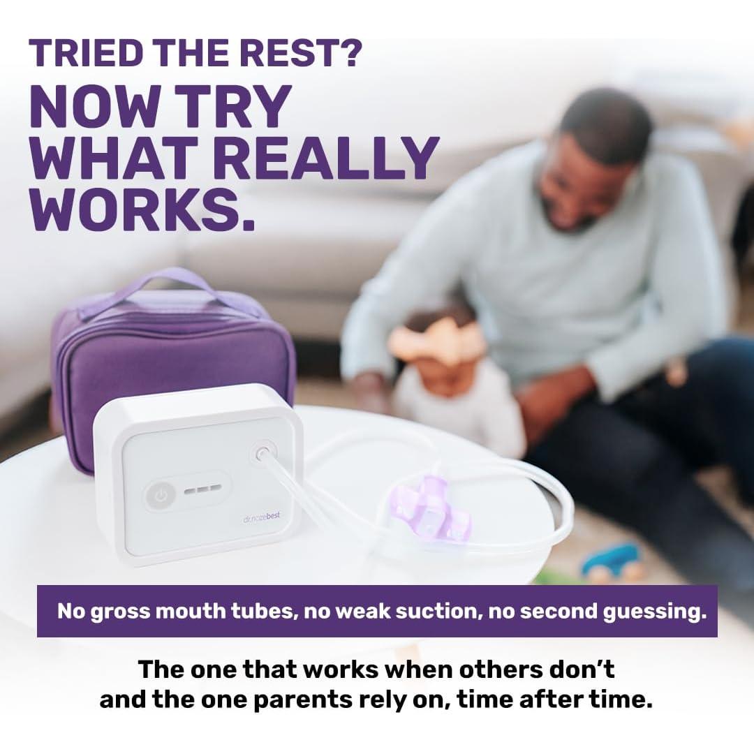 Aspirador Nasal Eléctrico Dr. Noze Best NozeBot - Grado Hospitalario