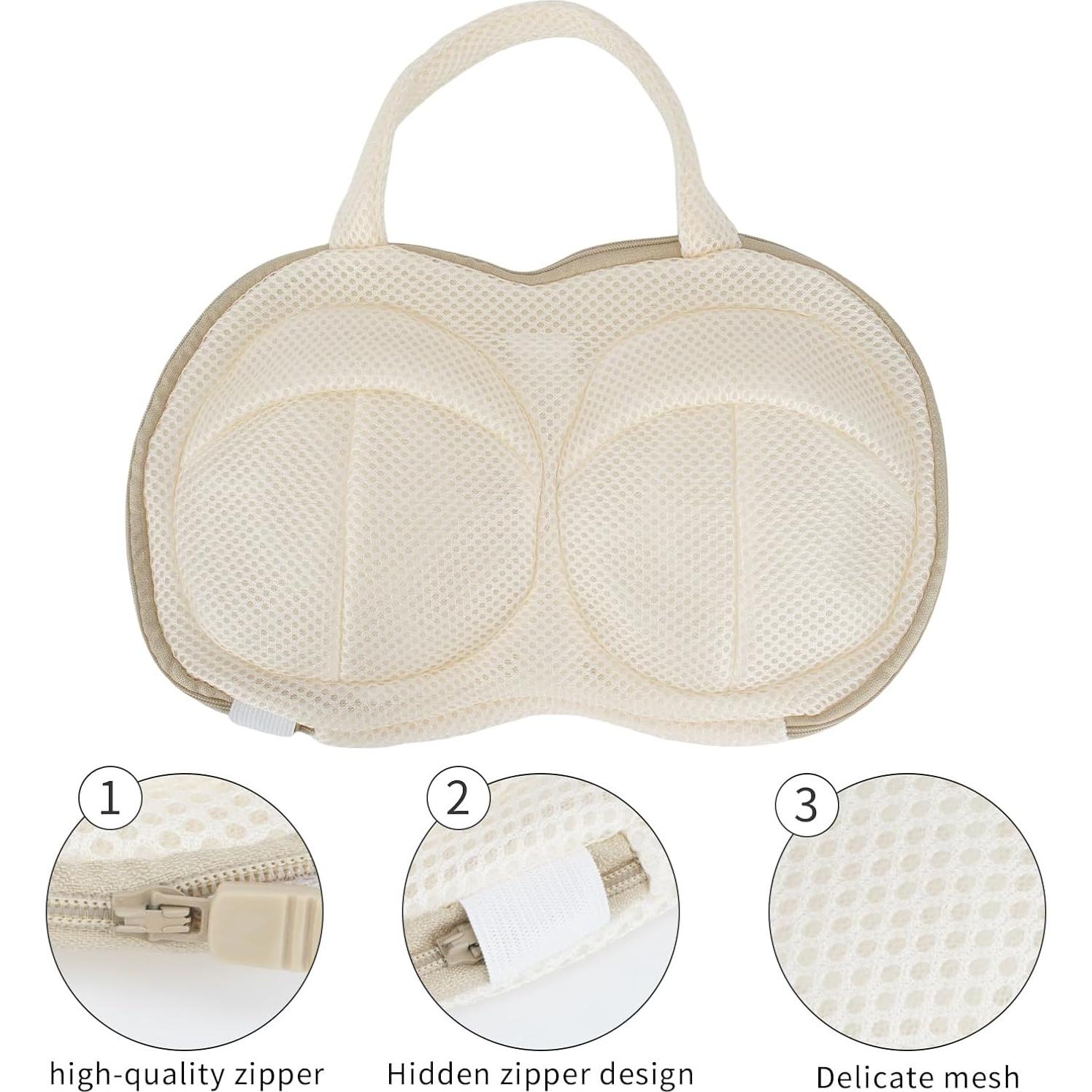 3 Bolsas de Lavado para Sujetadores DESONAUT D-E Copa Beige