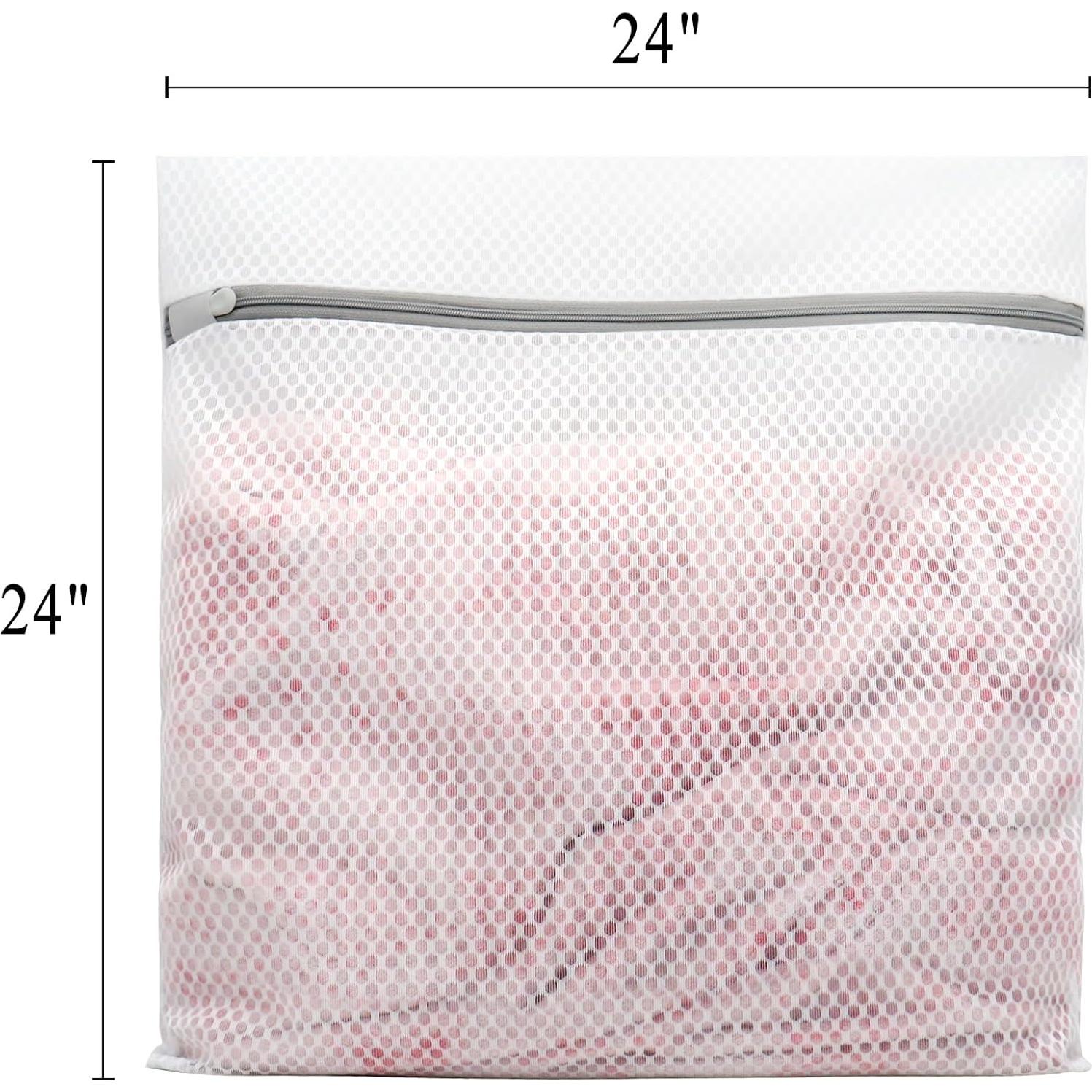 Bolsas de Lavandería de Malla Muchfun 60x60 cm 3 Pcs Duraderas