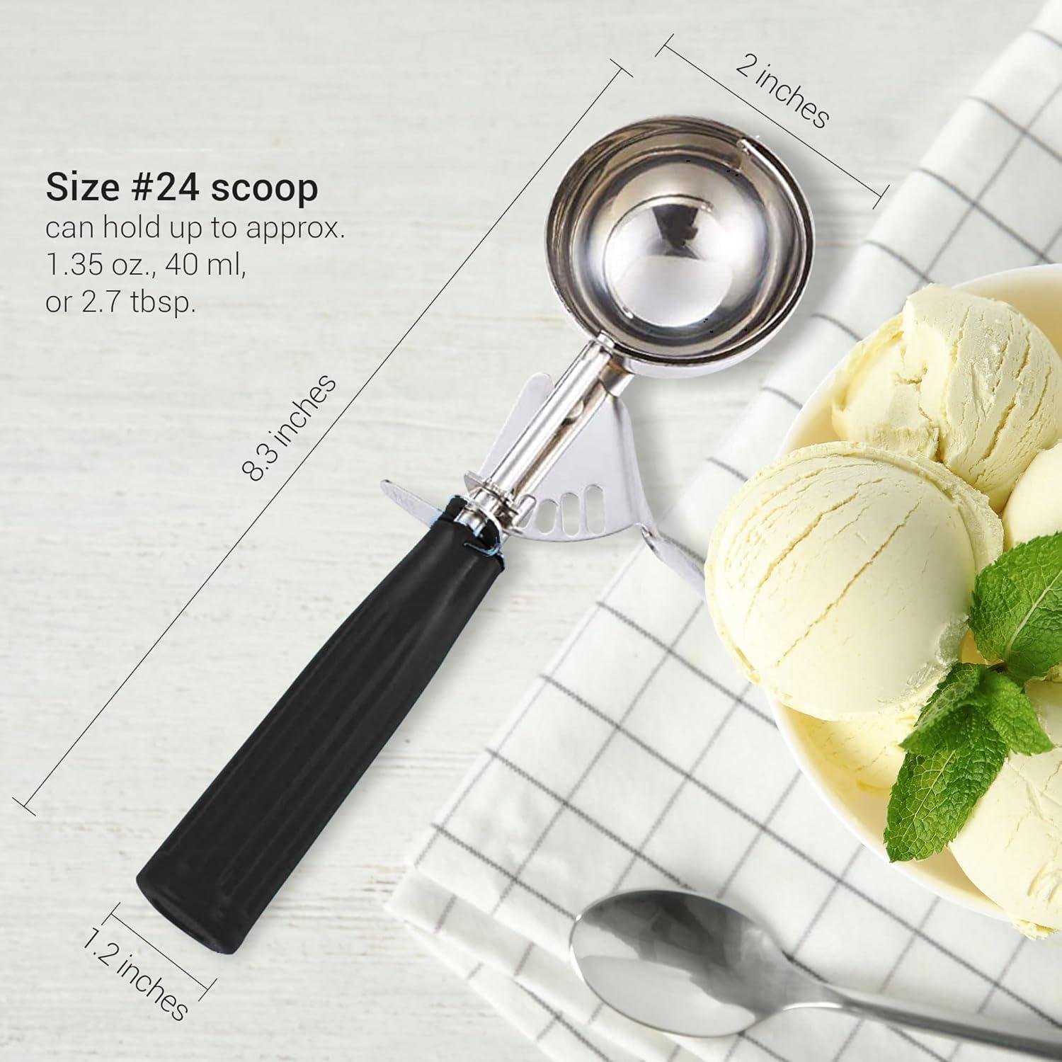 Cuchara de Disparo Meadow Lane #24 Acero Inoxidable Negra 2.7 Cucharadas