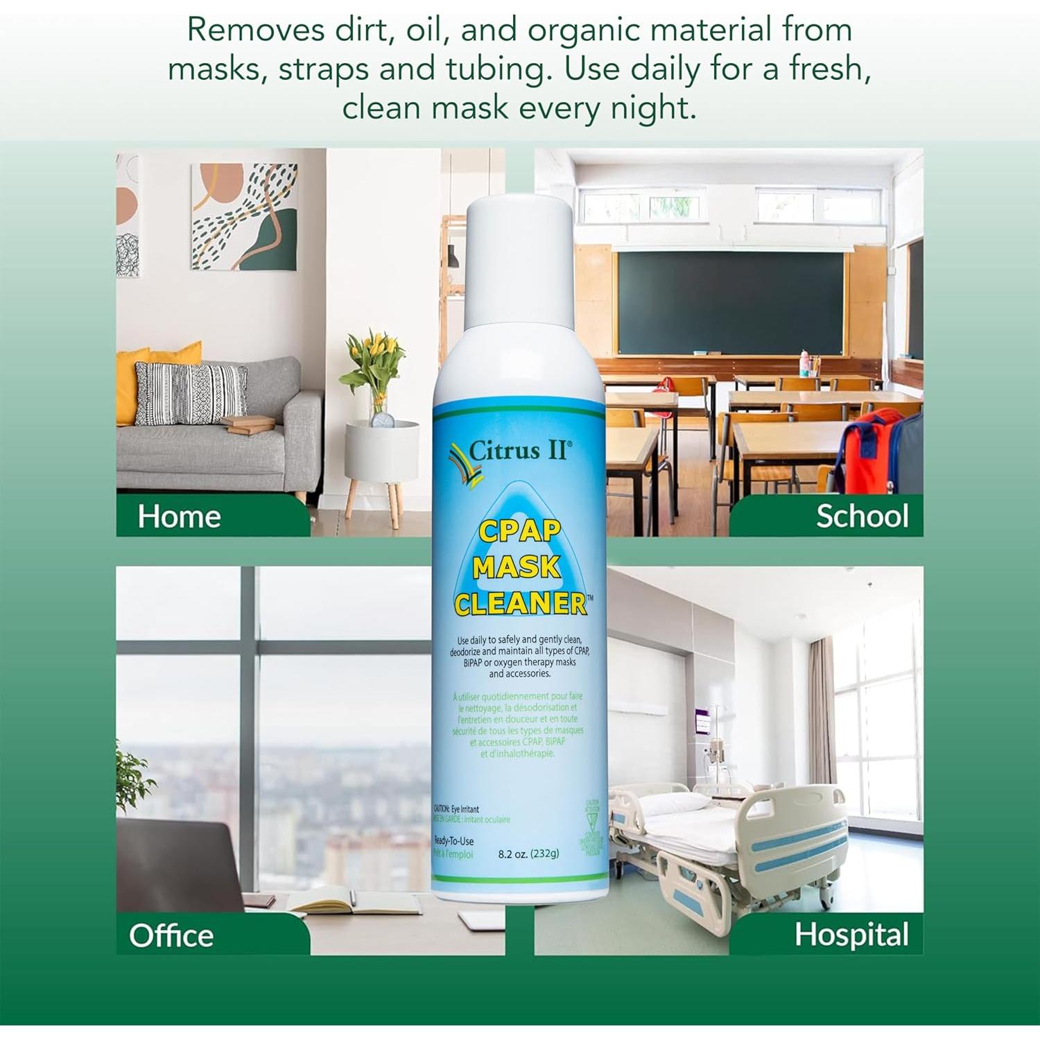 Spray Limpiador CPAP Citrus II - 232 Gramos - Ingredientes Naturales