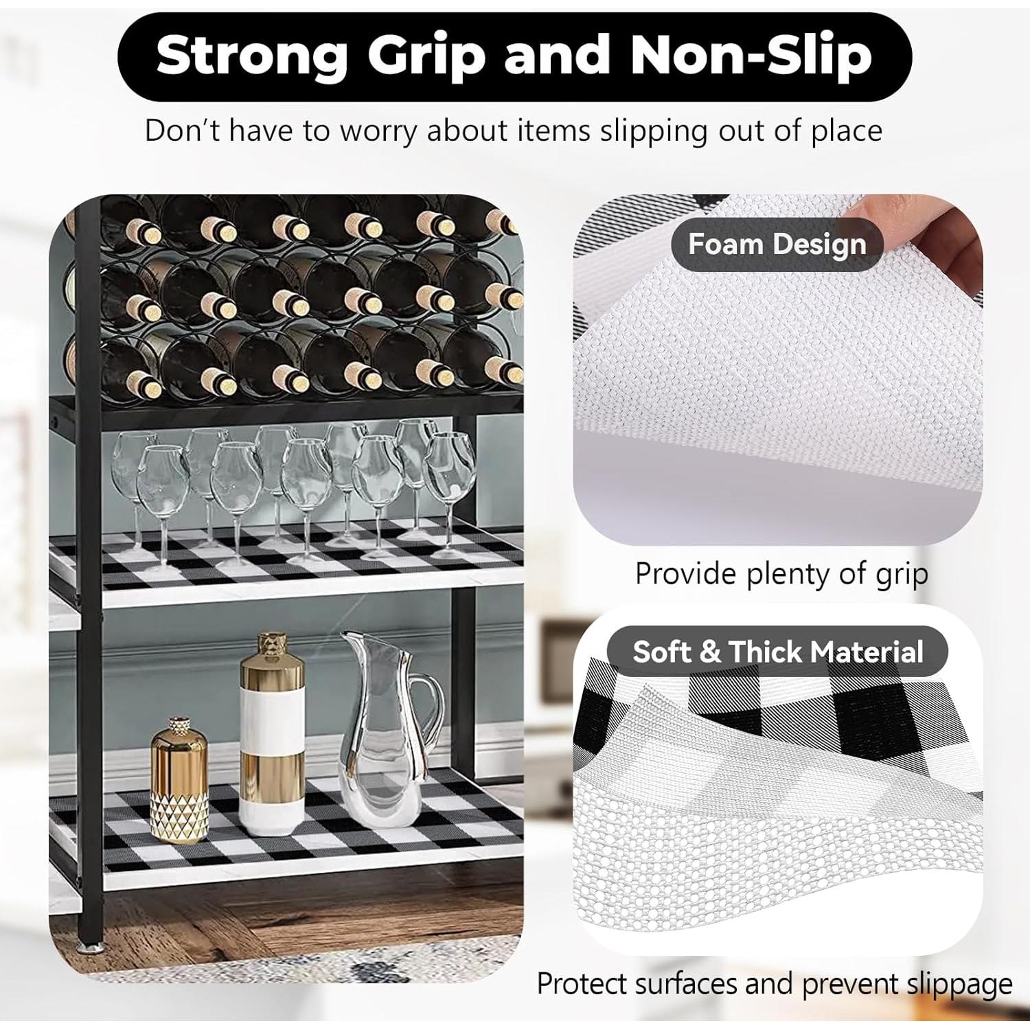 Forro de Cajón Antideslizante Insigoo 30cm x 300cm Negro