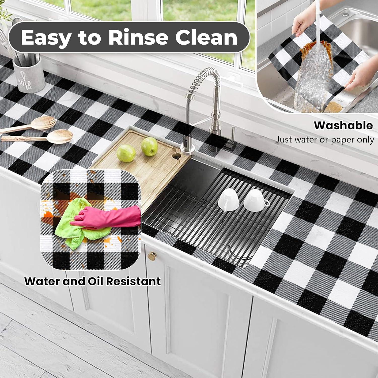 Forro de Cajón Antideslizante Insigoo 30cm x 300cm Negro