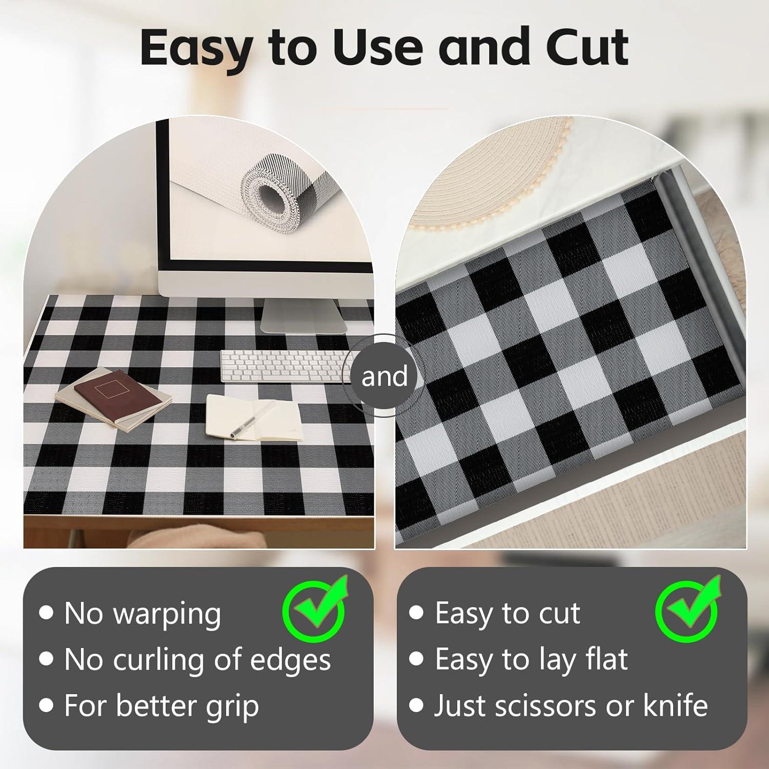 Forro de Cajón Antideslizante Insigoo 30cm x 300cm Negro