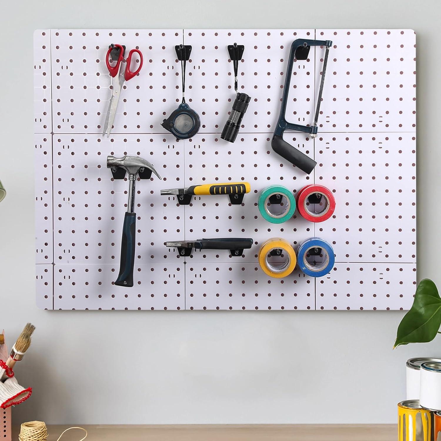 Ganchos de Plástico Unittype para Tablero de Clavos 100 Piezas