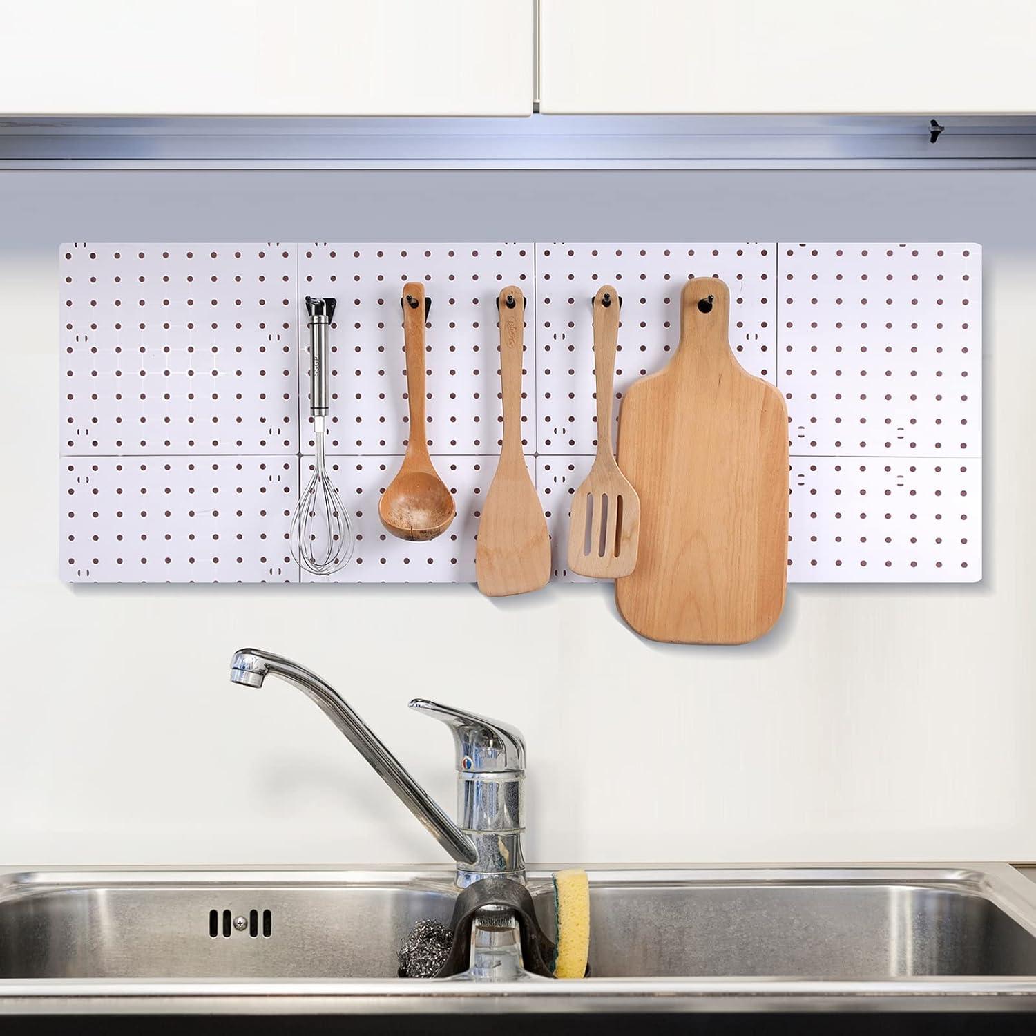 Ganchos de Plástico Unittype para Tablero de Clavos 100 Piezas