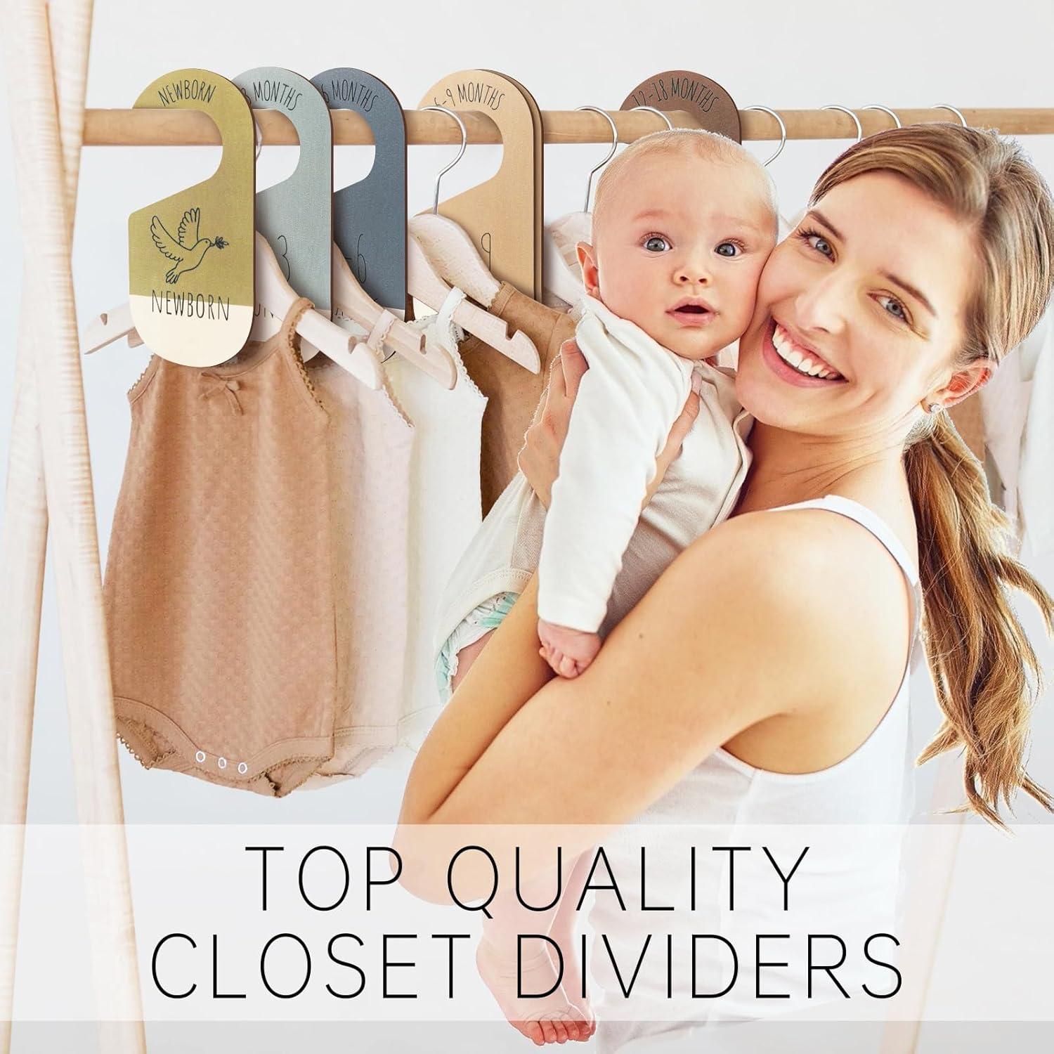 Divisores de Armario para Bebés ITDYB - Juego de 8 Tamaños