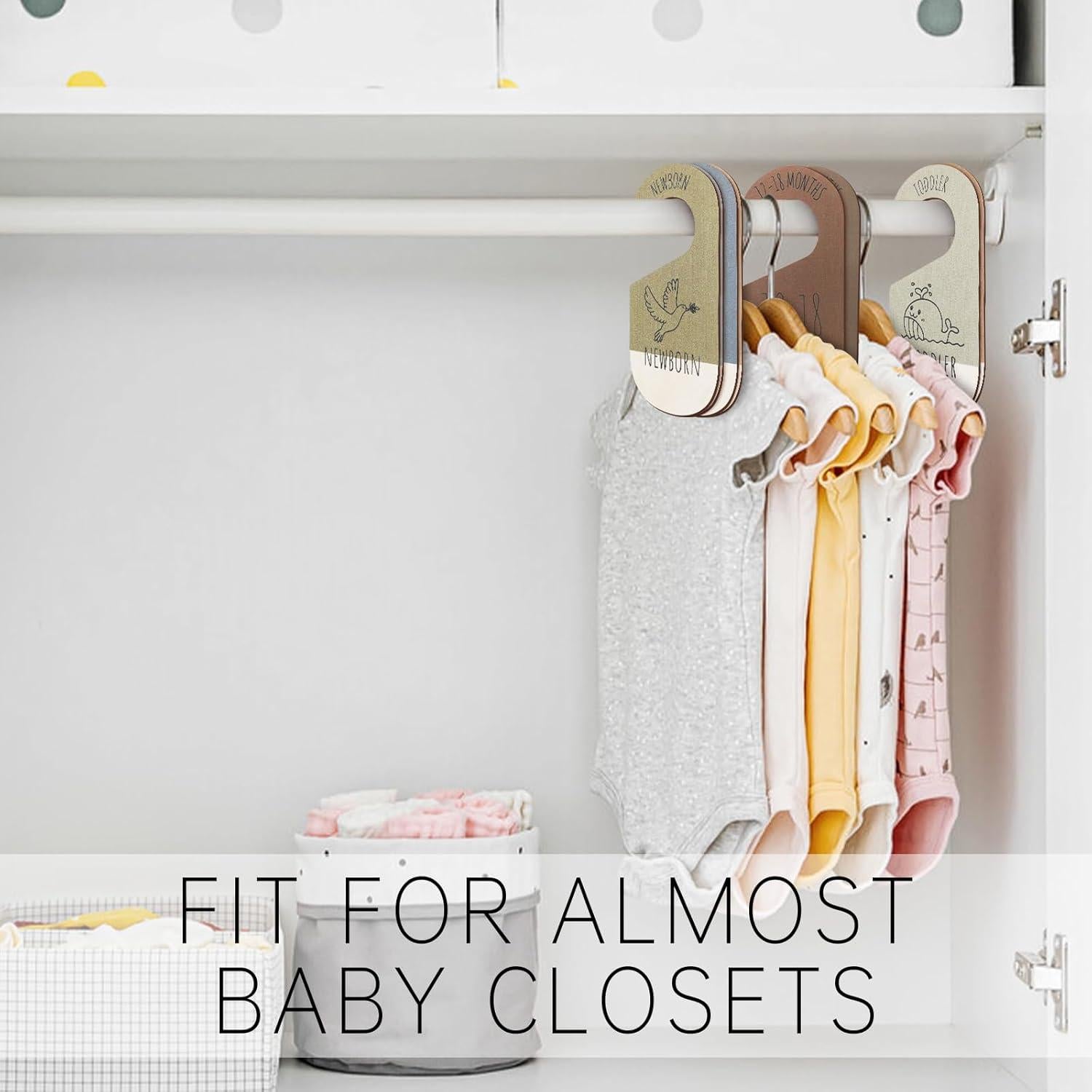 Divisores de Armario para Bebés ITDYB - Juego de 8 Tamaños