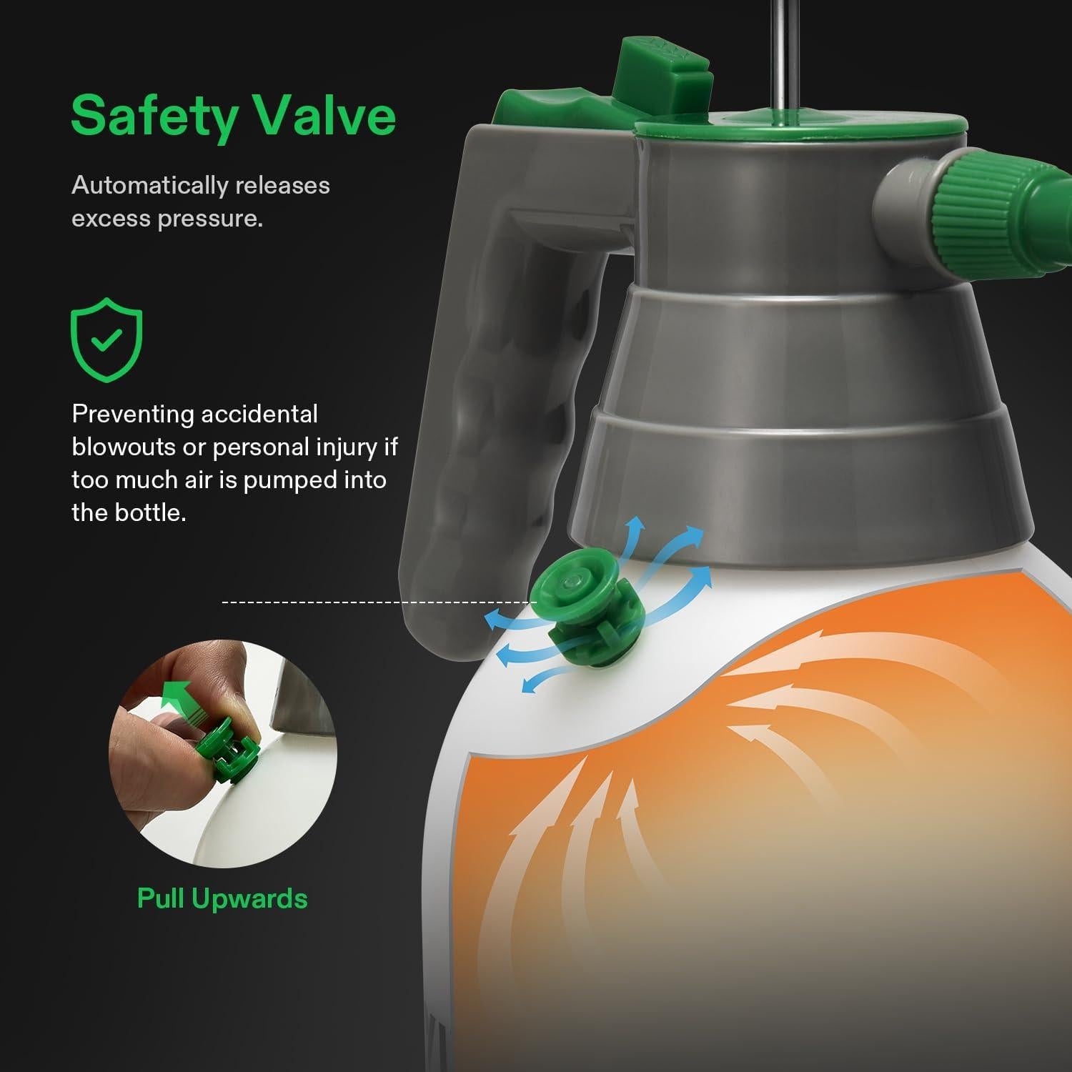 Pulverizador de Jardín VIVOSUN 2L con Boquilla Ajustable