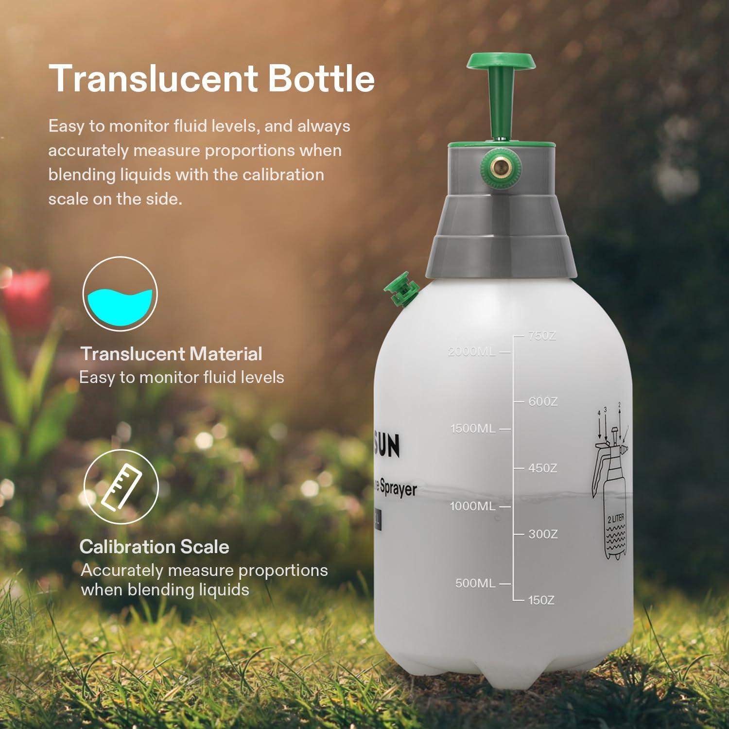 Pulverizador de Jardín VIVOSUN 2L con Boquilla Ajustable