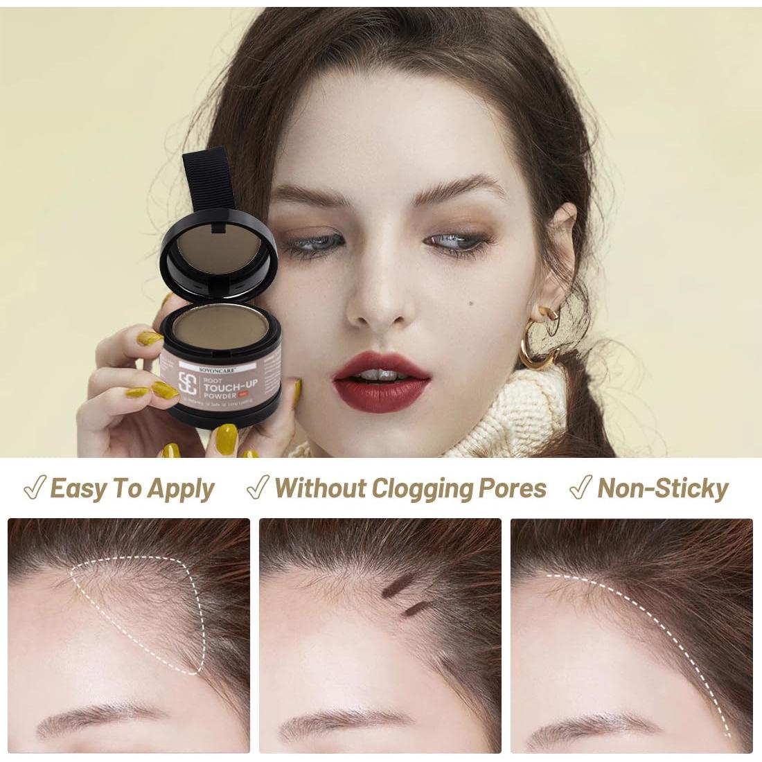 Polvo Húmedo para Cabello SOVONCARE 0.14 Oz Negro - Retoque Raíces