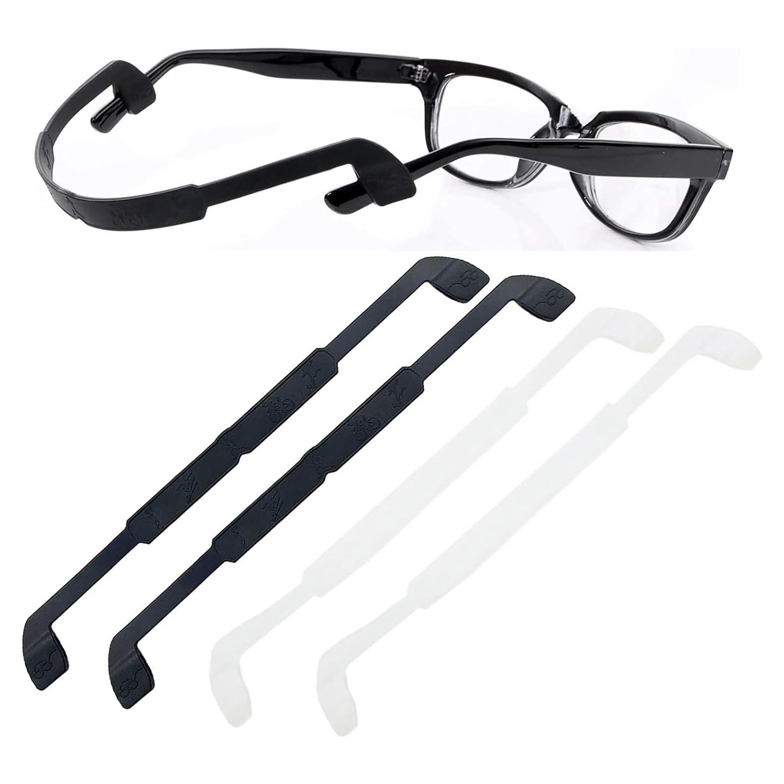 Paquete de 4 correas antideslizantes OPUGIT para gafas - Silicona suave