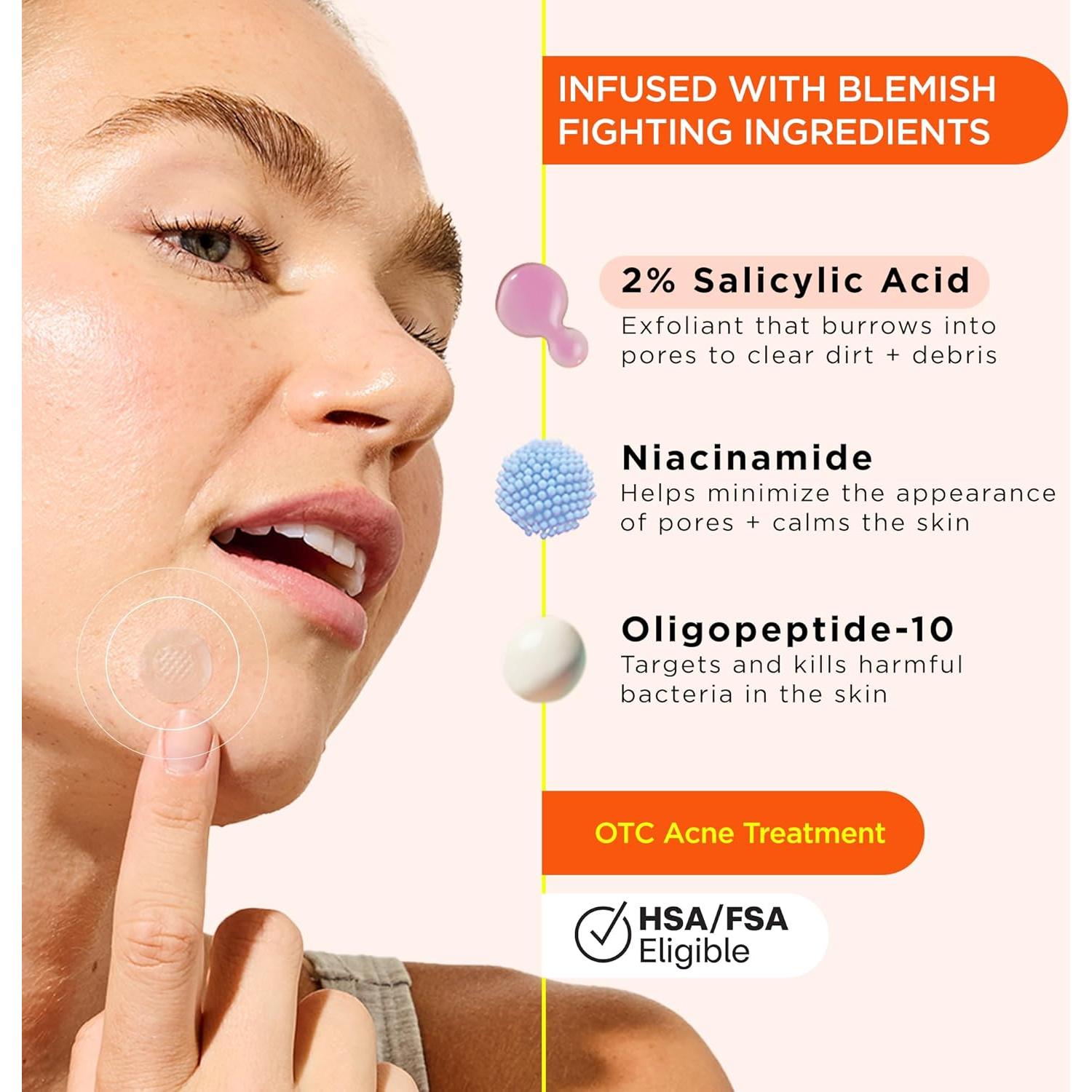 Parches para Acné ZitSticka KILLA ACNE - 20 Unidades con Microagujas