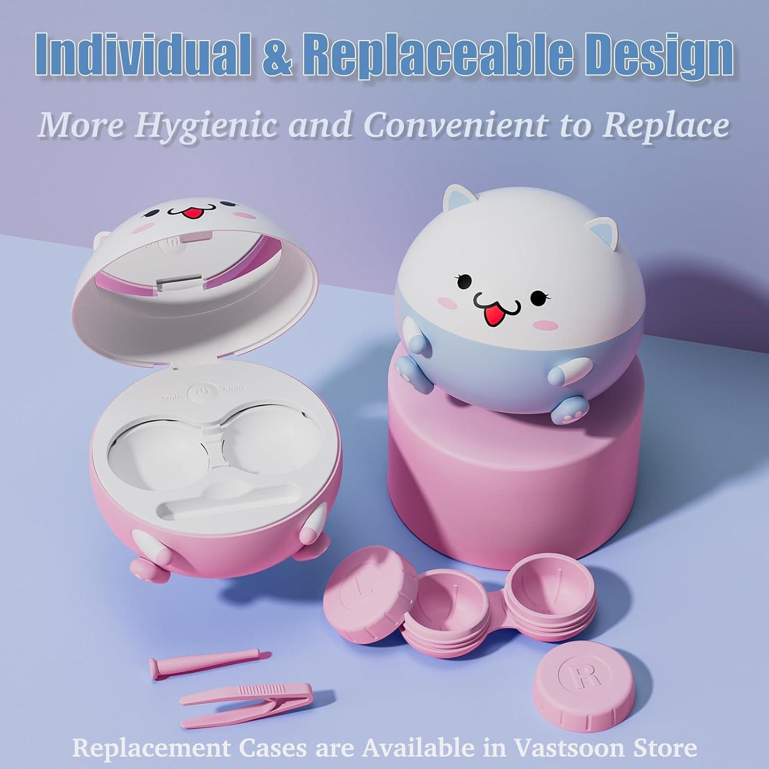 Limpia Lentes de Contacto Ultrasónico Vastsoon Azul 141g