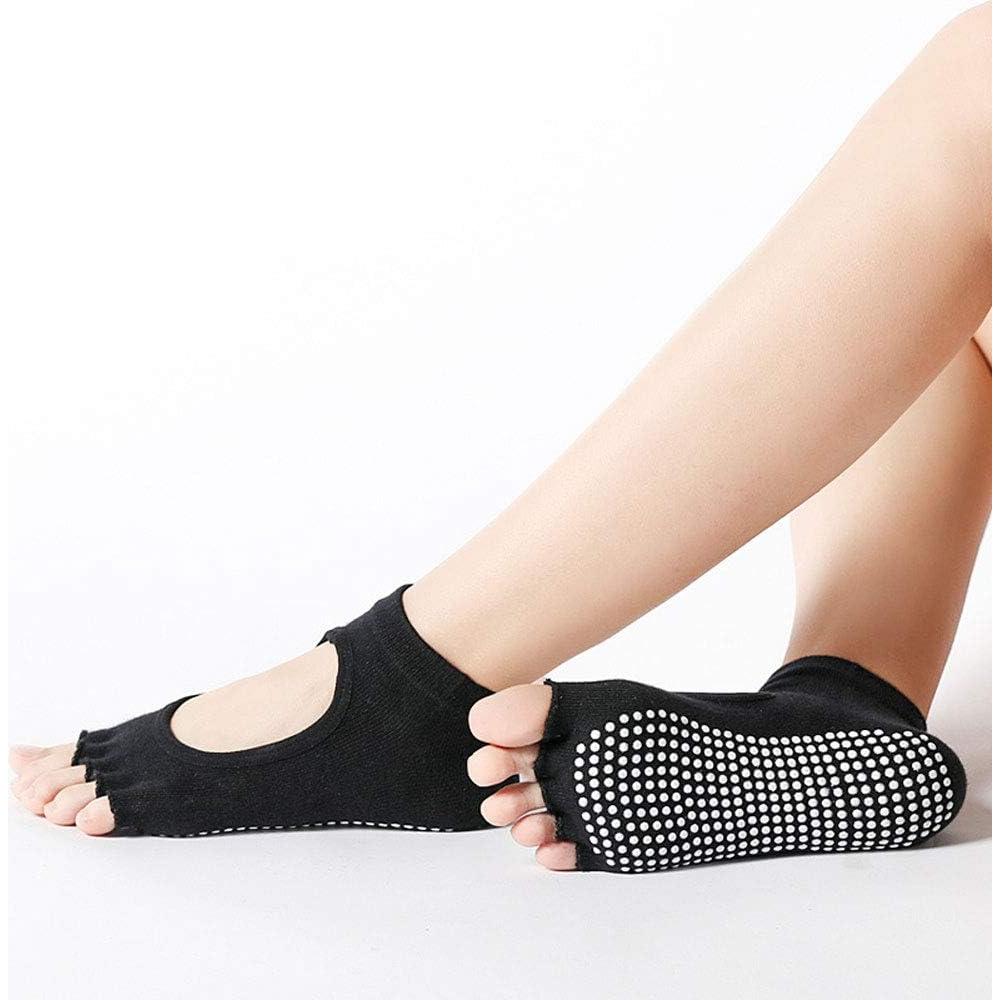 Calcetines de Yoga Sin Dedos Antideslizantes Vanktion Talla 5-10