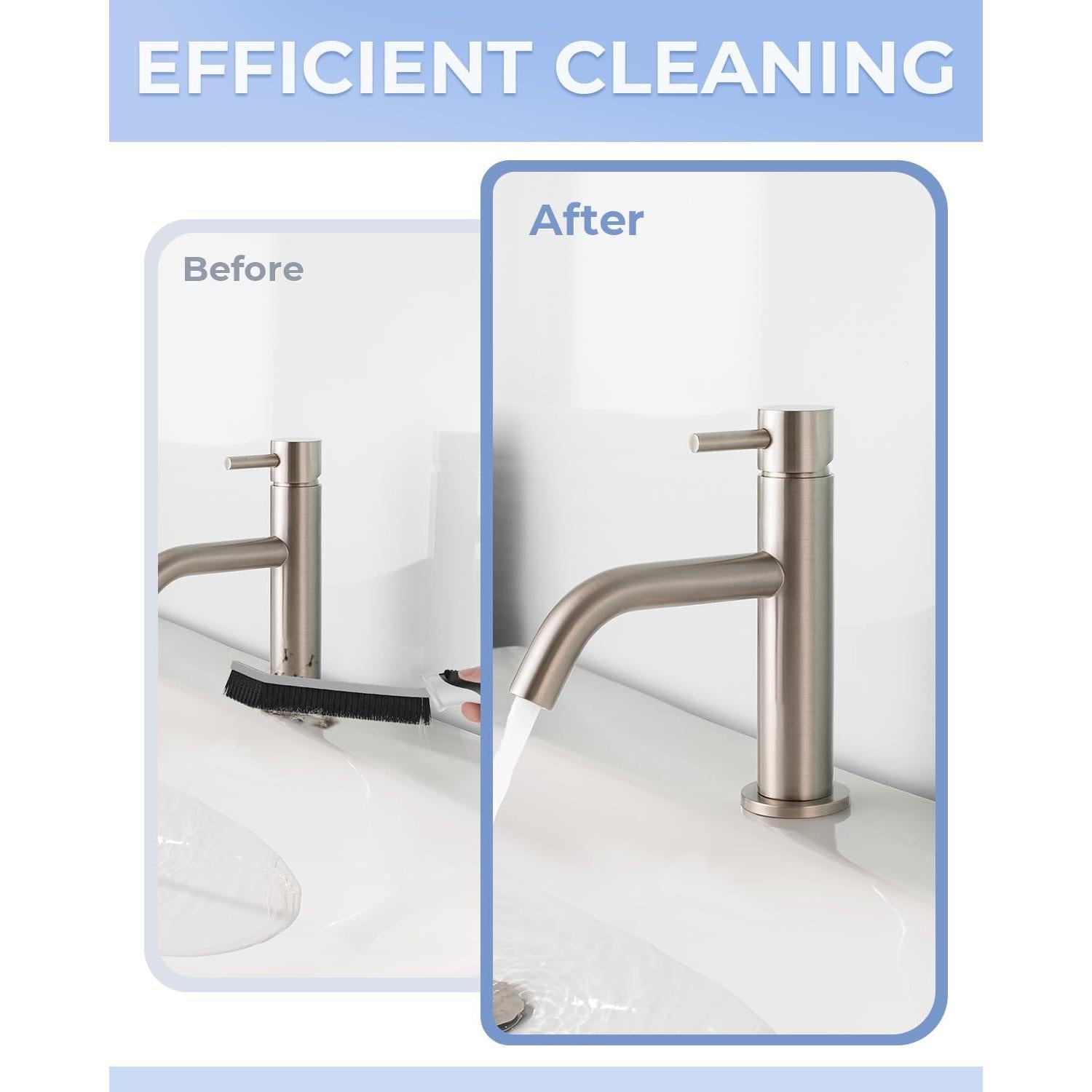 Cepillos de limpieza de ranuras CLEANGOR, 3 unidades, negro