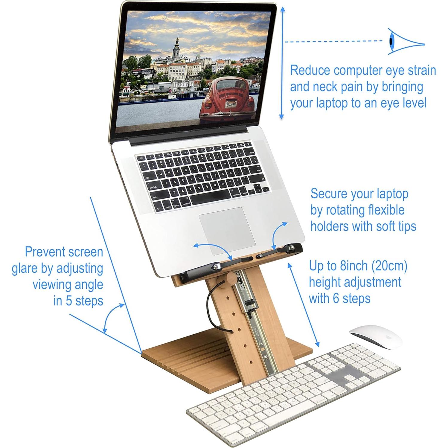 Soporte de Libro Ergonómico A+ BS1500PRO Ajustable 20cm