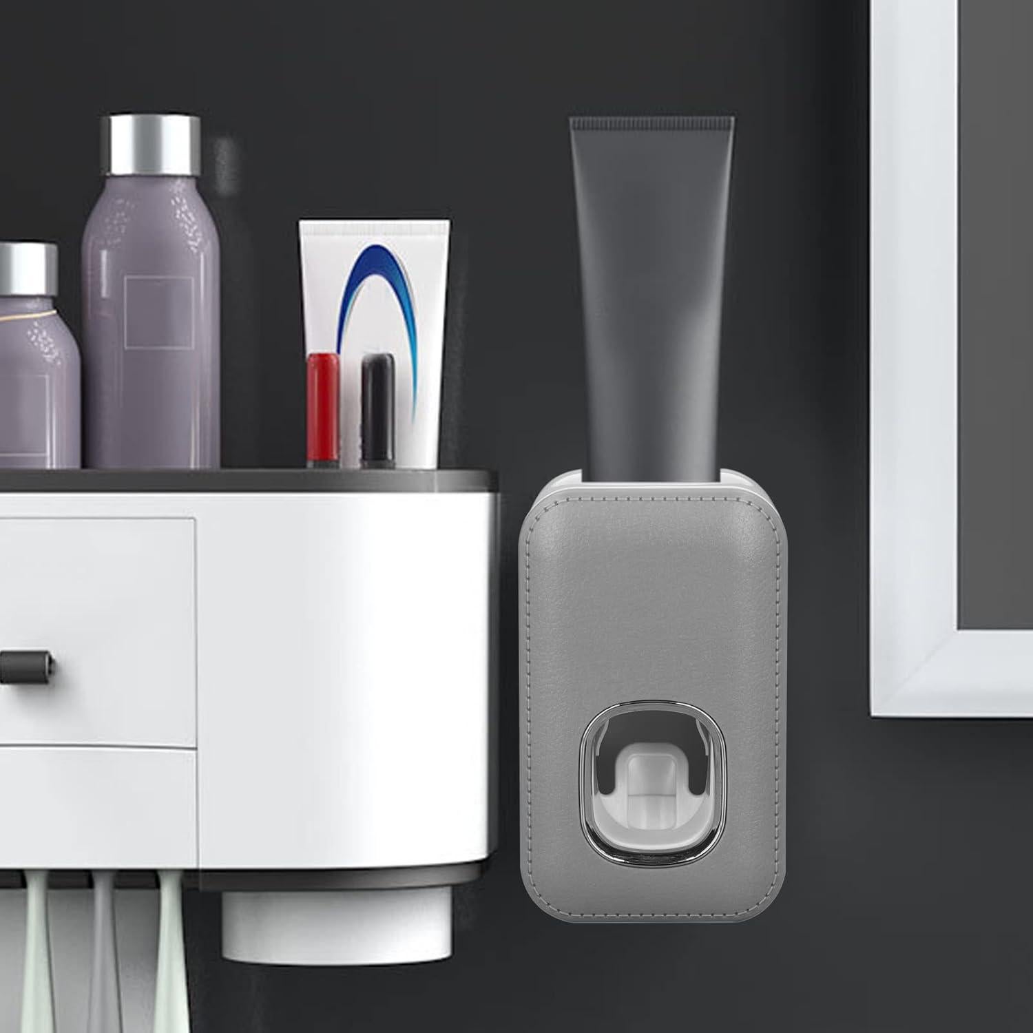 Dispensador Automático de Pasta de Dientes Hilitand Gris