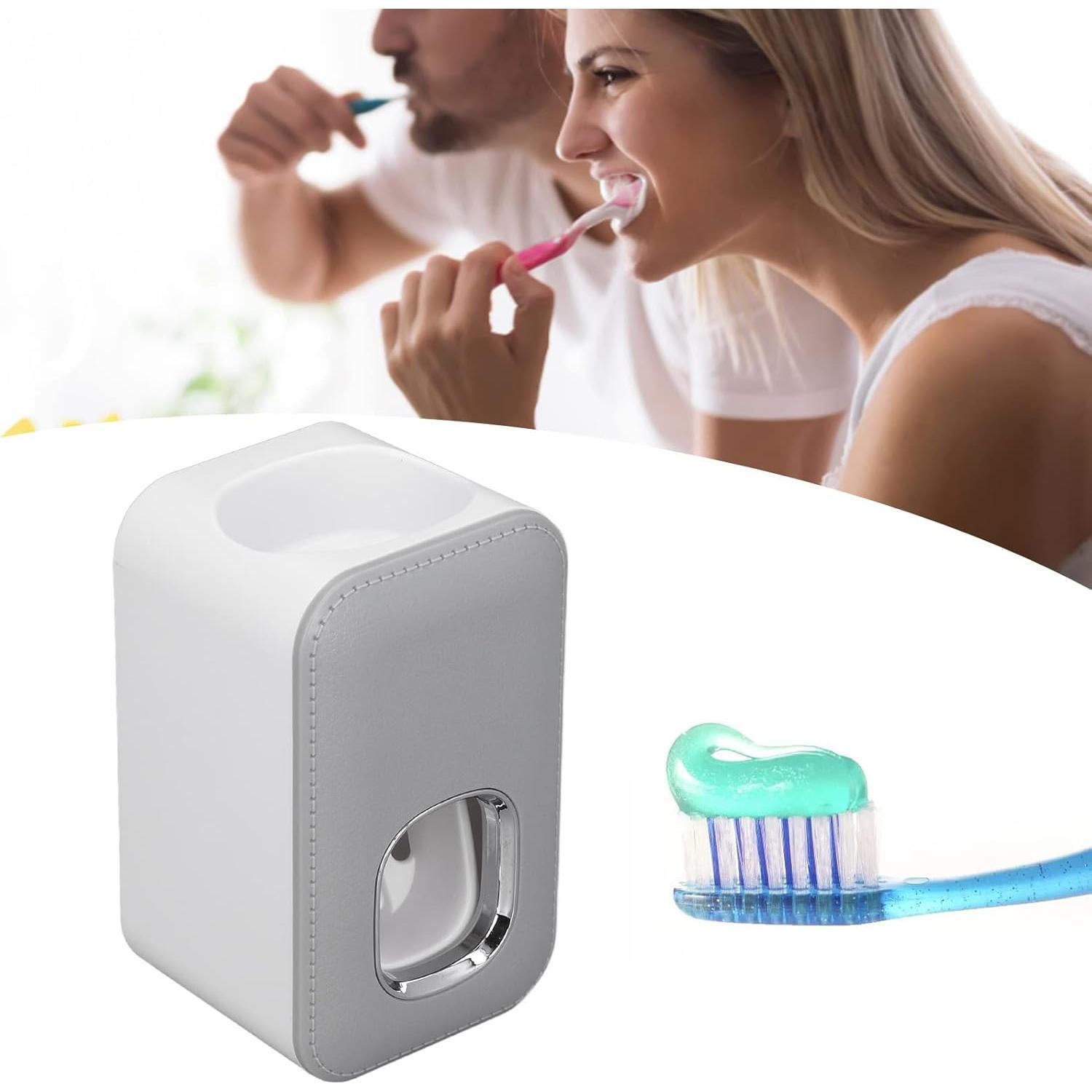 Dispensador Automático de Pasta de Dientes Hilitand Gris